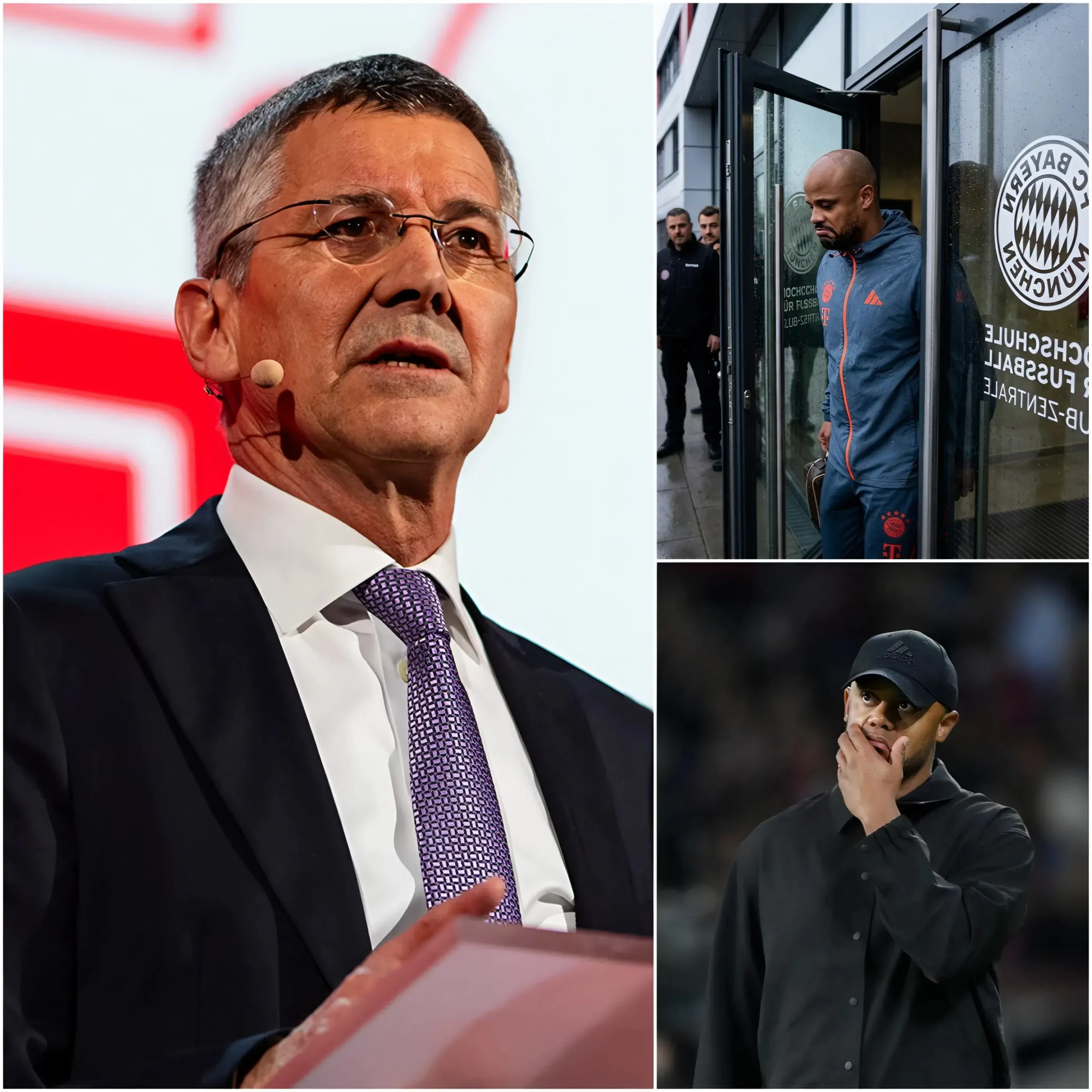 Cover Image for EILMELDUNG AUS DER ALLIANZ ARENA: Ein dringendes internes Treffen von über einer Stunde Dauer zwischen der Führungsetage des FC Bayern München und Präsident Herbert Hainer ist soeben im Trainingszentrum an der Säbener Straße zu Ende gegangen. Herbert Hainer gab persönlich bekannt: Trainer Vincent Kompany wird…
