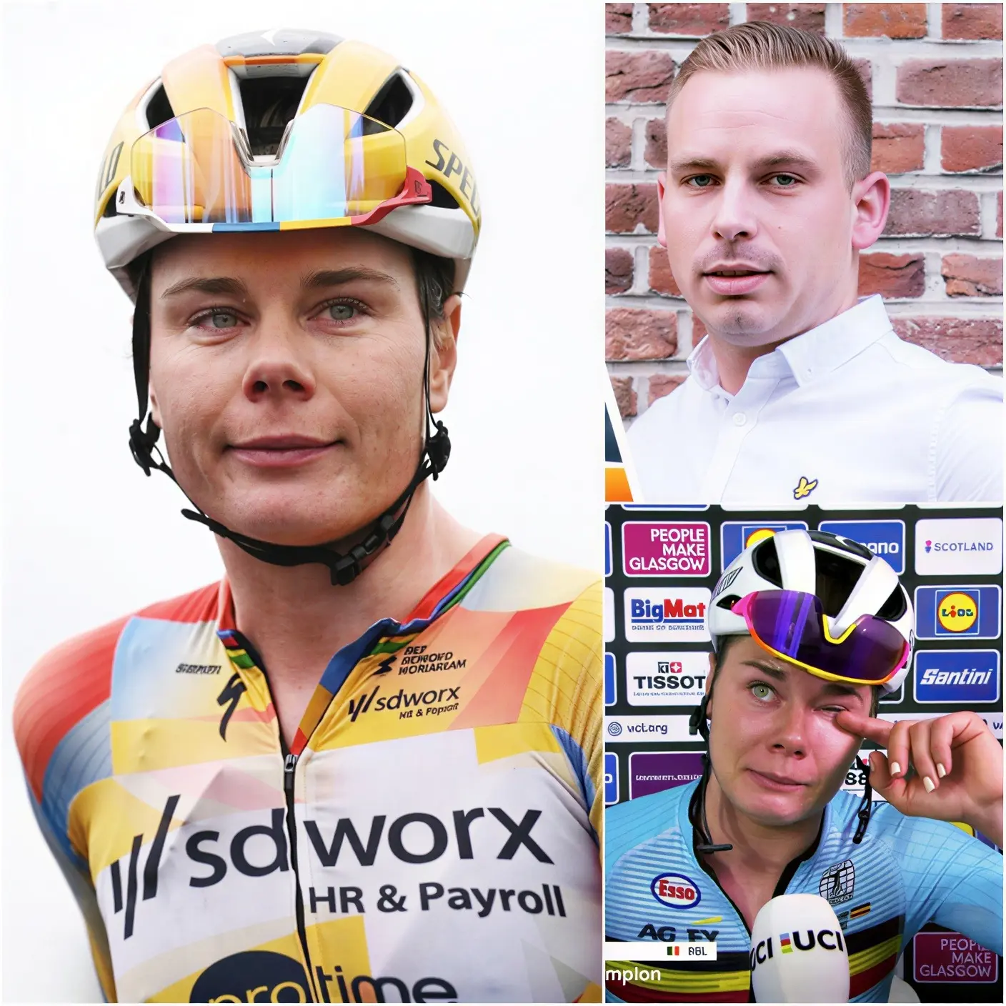 Cover Image for 🚨😳 “IK WIL NIET DAT IK WORD ALS MIJN BROER.” Lotte Kopecky barstte in tranen uit tijdens een emotionele bekentenis die de hele wielerwereld heeft geschokt.
