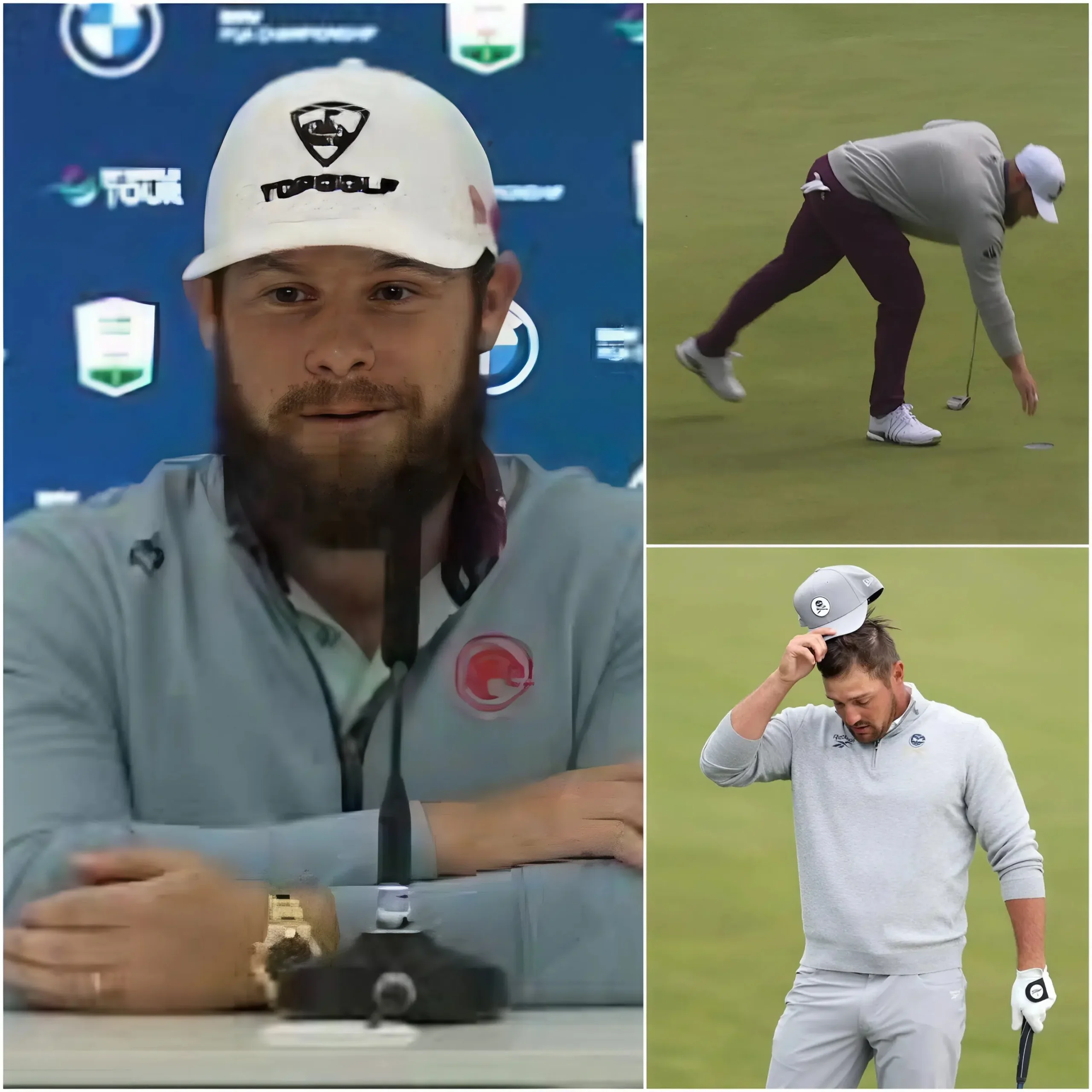 Cover Image for “I FEEL LIKE SOMETHING IS PULLING ME BACK…” — Tyrrell Hatton unexpectedly caused a stir after a disappointing round at the PGA Championship when he admitted he was playing “not himself.”