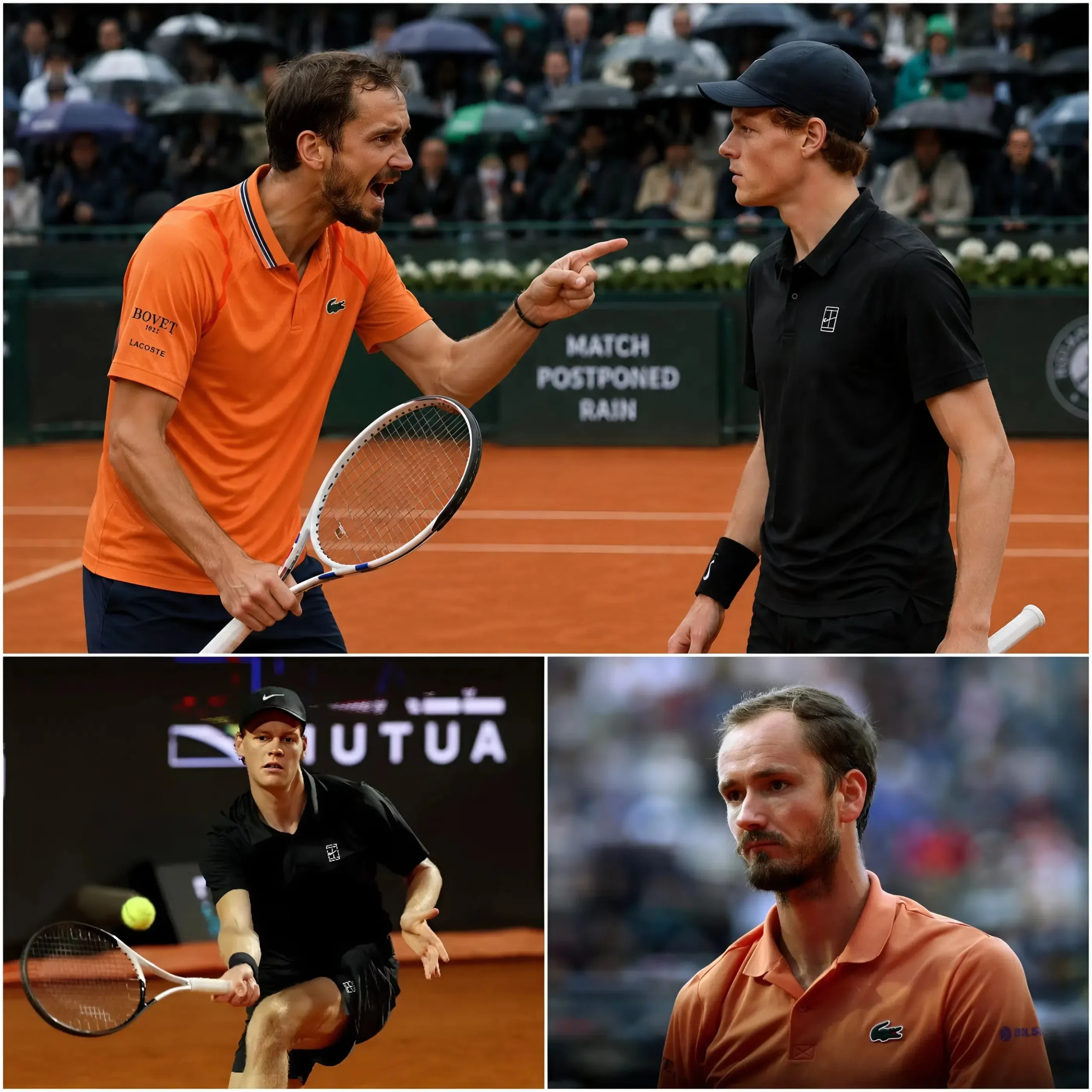 Cover Image for 🚨🎾 “¡SI HUBIERA SIDO YO, JAMÁS HABRÍAN HECHO ESO!” — Según informes, Daniil Medvedev estalló de rabia contra Jannik Sinner 😳🔥