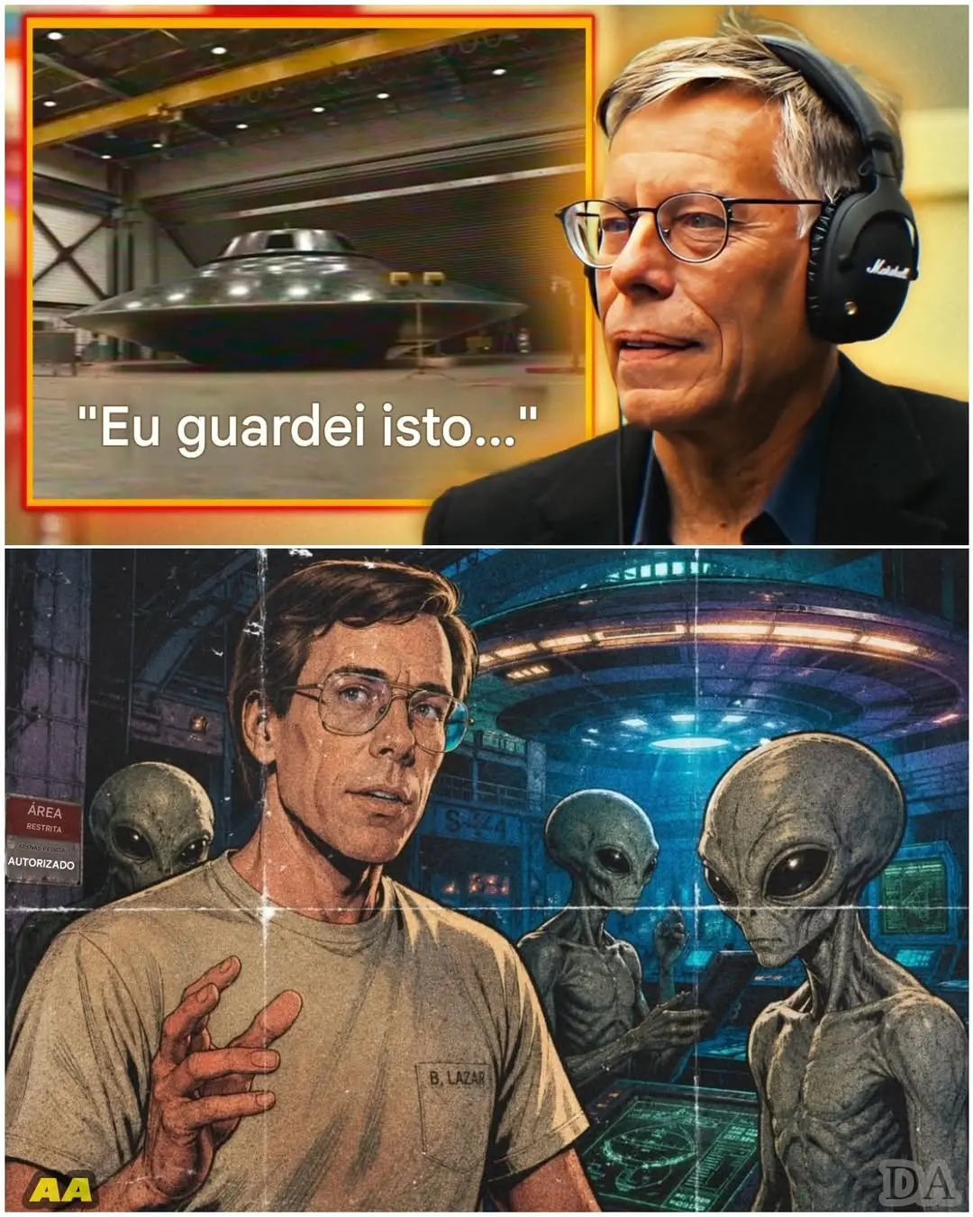 Cover Image for Bob Lazar vient de révéler son plus grand secret – celui qu’il avait juré de ne jamais dévoiler.