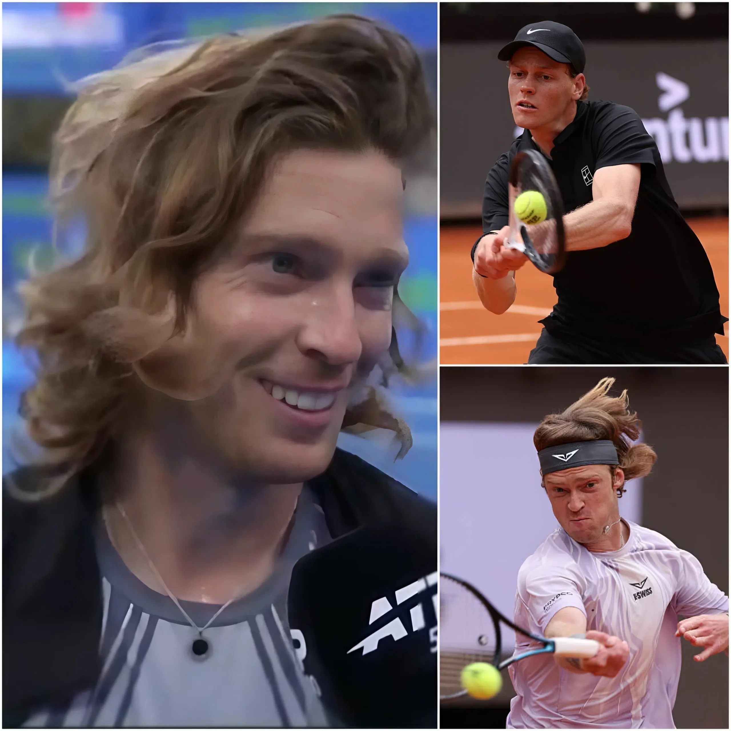 Cover Image for 🚨 «Se volete che Jannik Sinner vinca a tutti i costi, dategli subito il trofeo dell’Open di Roma e smettetela di farci giocare queste partite senza senso.» Andrey Rublev ha accusato pubblicamente gli organizzatori dell’Open di Roma 2026 e il sistema di monitoraggio elettronico di favoritismi nei confronti di Jannik Sinner dopo la tesa partita dei quarti di finale al Foro Italico.