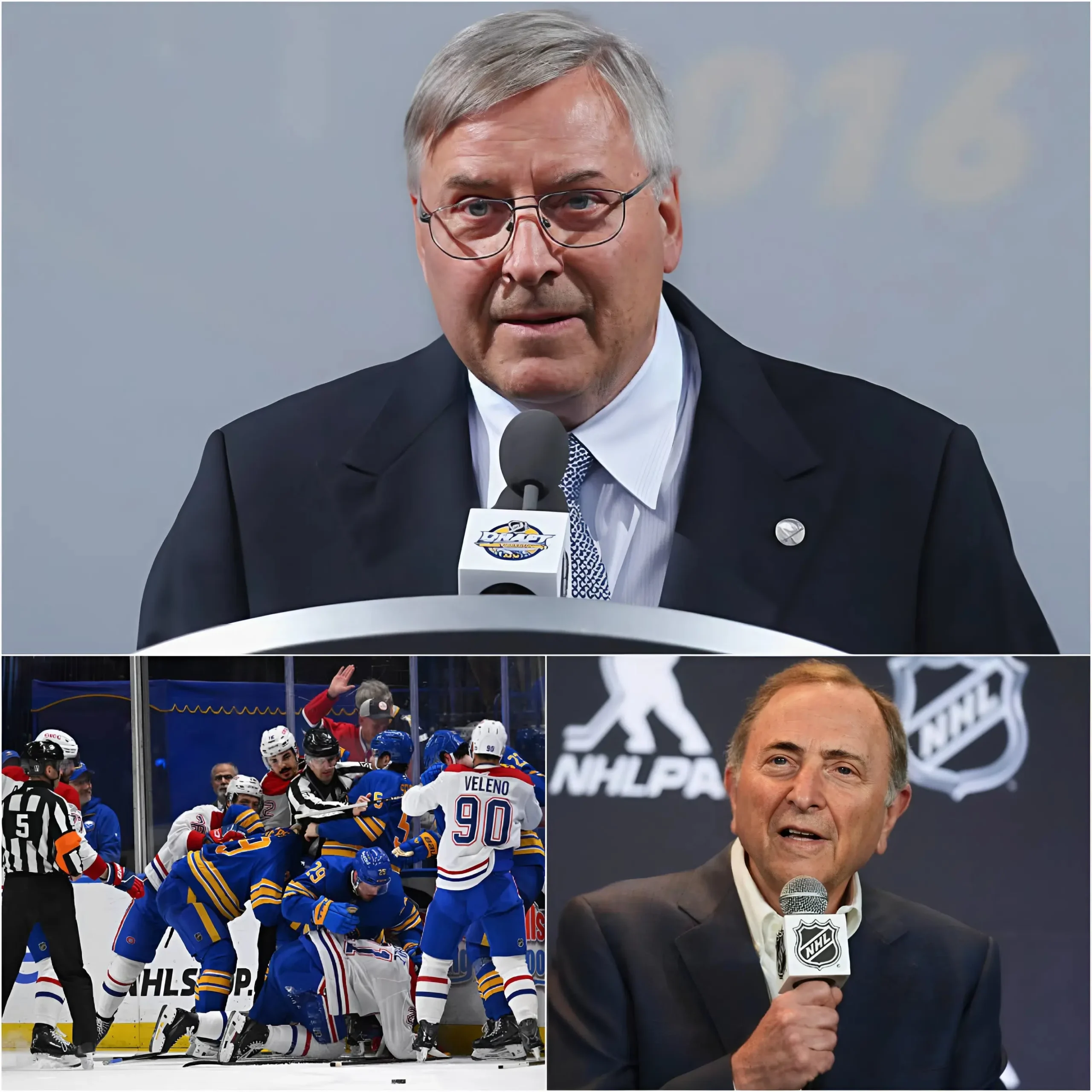 Cover Image for Il a accusé les arbitres de partialité, leur reprochant d’avoir ignoré à plusieurs reprises des fautes des joueurs des Canadiens, qualifiant la situation de « honteuse » et affirmant qu’elle avait privé le jeu de toute son équité.