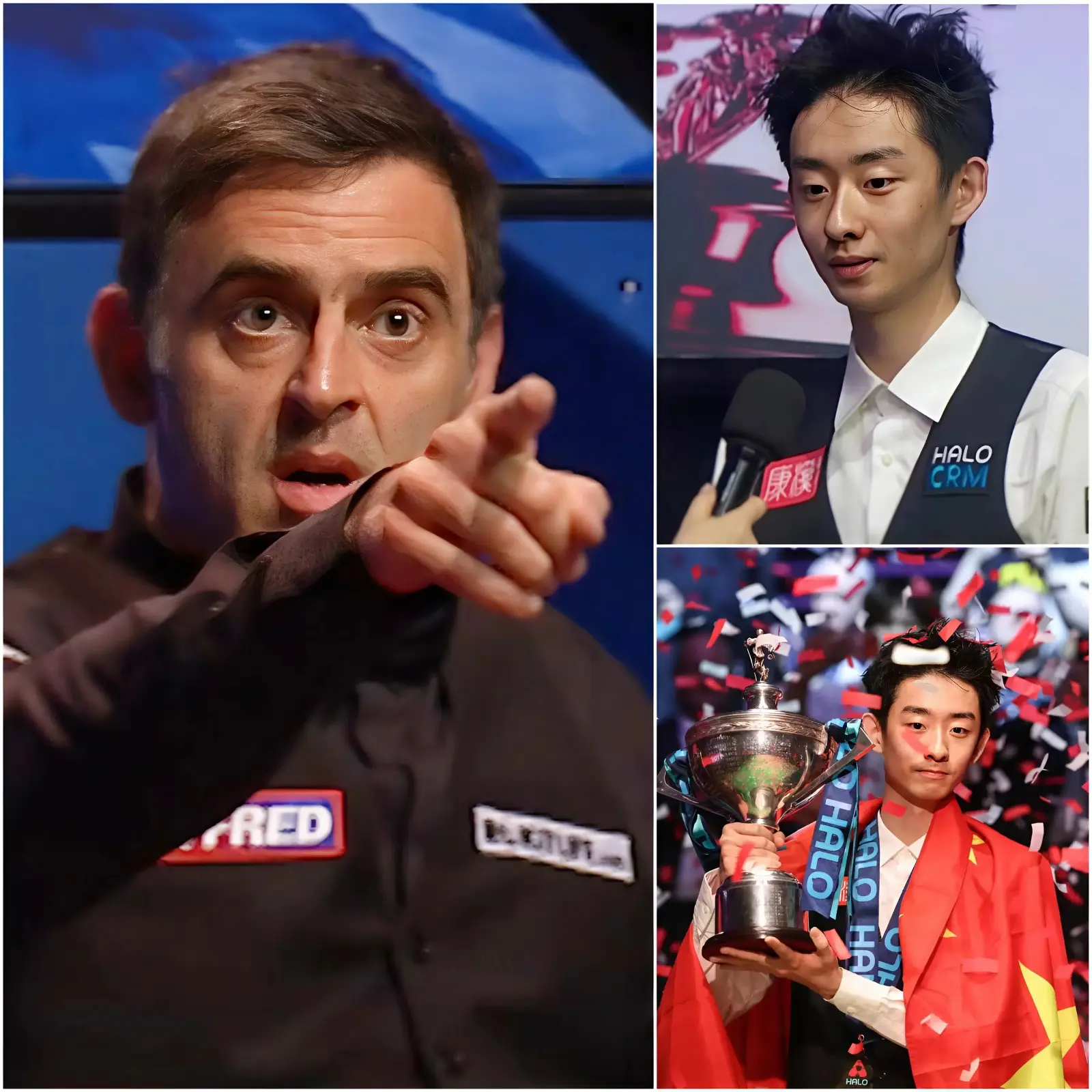 Cover Image for “HE CHEATED.”🚨Ronnie O’Sullivan made a statement that shocked the snooker world after being outmaneuvered by Wu Yize and losing the 2026 Halo World Championship title. 5 MINUTES LATER, Yize coldly lifted his head, flashed a defiant smile, and uttered 7 chilling words that silenced O’Sullivan, sent the crowd into a frenzy, and lit up social media with millions of reactions.👇