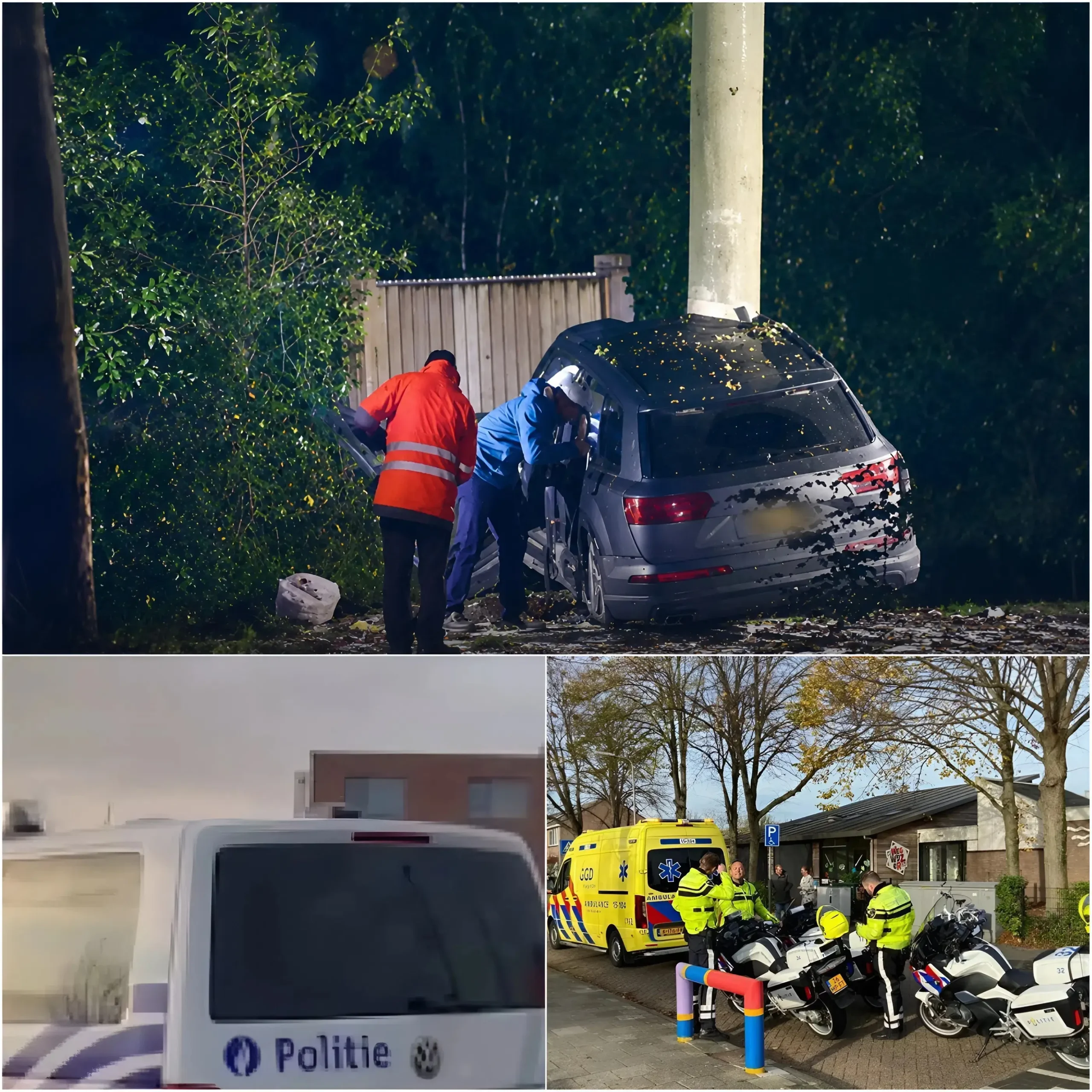 Cover Image for Dodelijk verkeersongeval: Auto met vijf minderjarigen knalt op twee bomen: We wensen de nabestaanden veel sterkte.. 😔 Lees verder in de reacties 👇