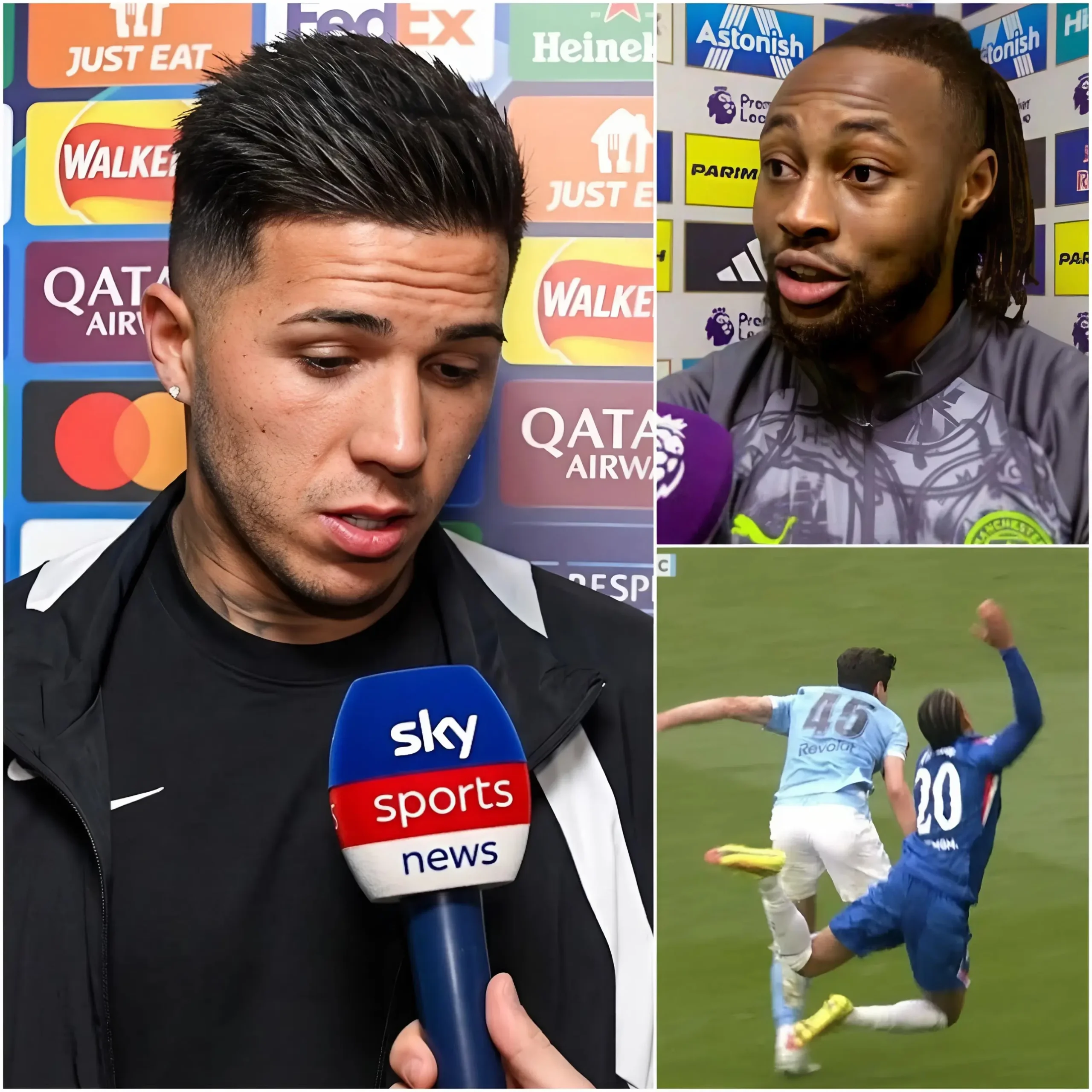 Cover Image for 🚨 “IT’S SO UNFAIR!” – ENZO FERNÁNDEZ OUTRAGED AFTER PENALTY CONTROVERSY AGAINST MAN CITY. After Pedro fell in the penalty area but the referee and VAR denied a penalty, Enzo Fernández angrily stated: “It’s so unfair, that was clearly a penalty.