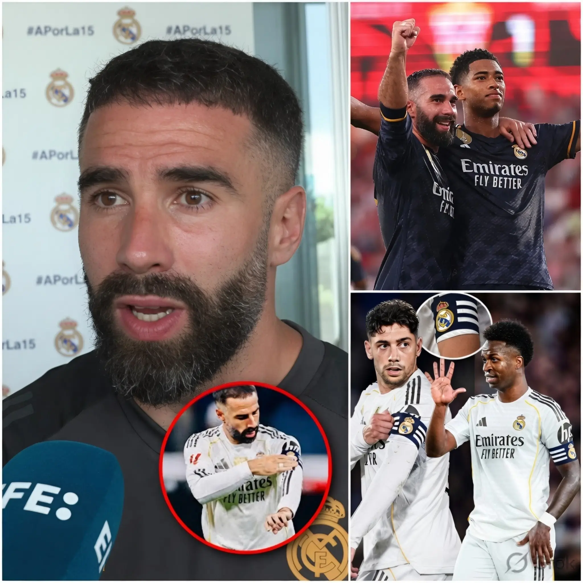 Cover Image for 🚨 ÚLTIMA HORA: Dani Carvajal revela al compañero en quien confía para heredar el brazalete de capitán.