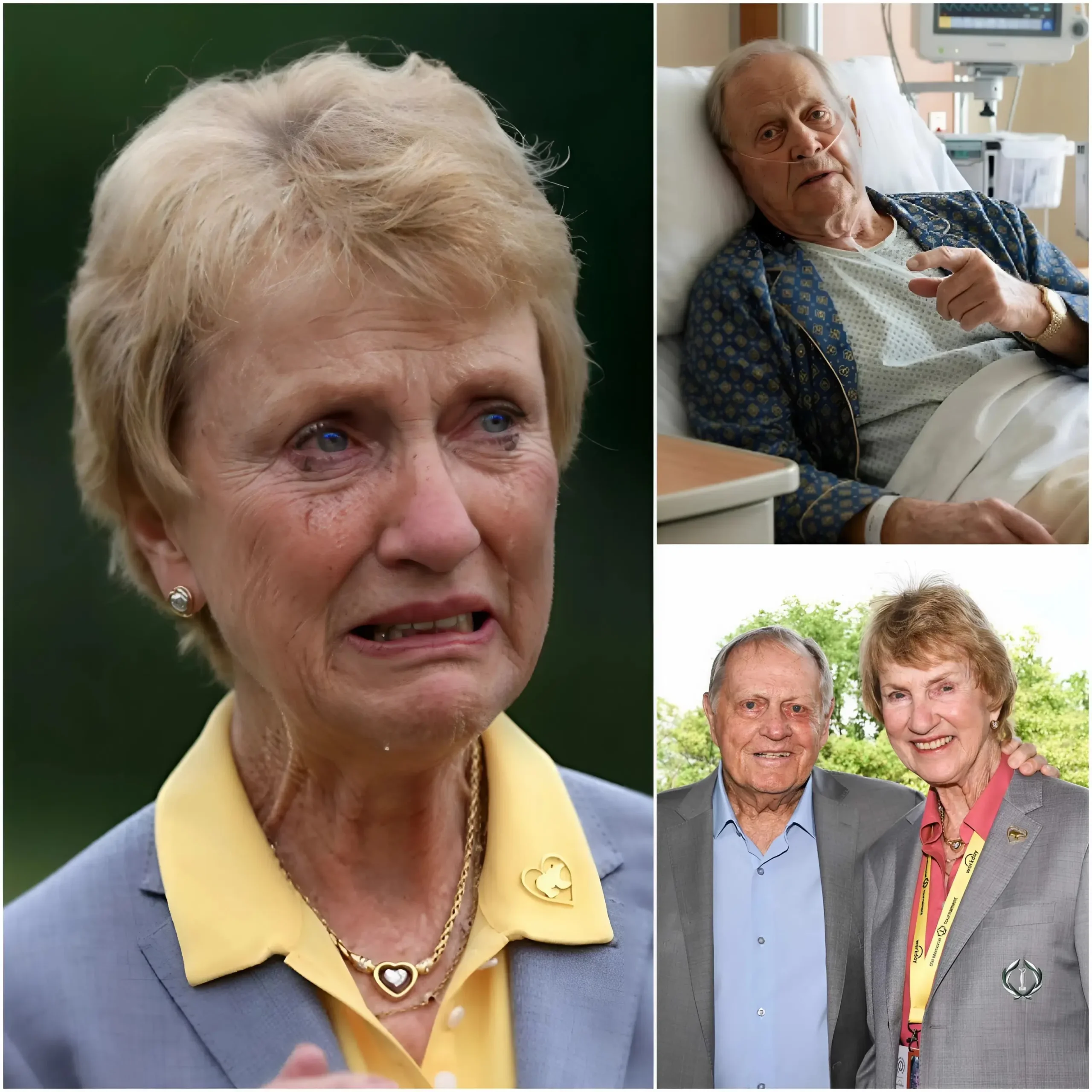 Cover Image for 9 MINUTES AGO: The golf world was shocked today by the emotional announcement from Barbara Nicklaus, wife of golf legend Jack Nicklaus, revealing that his health had suddenly and seriously deteriorated.