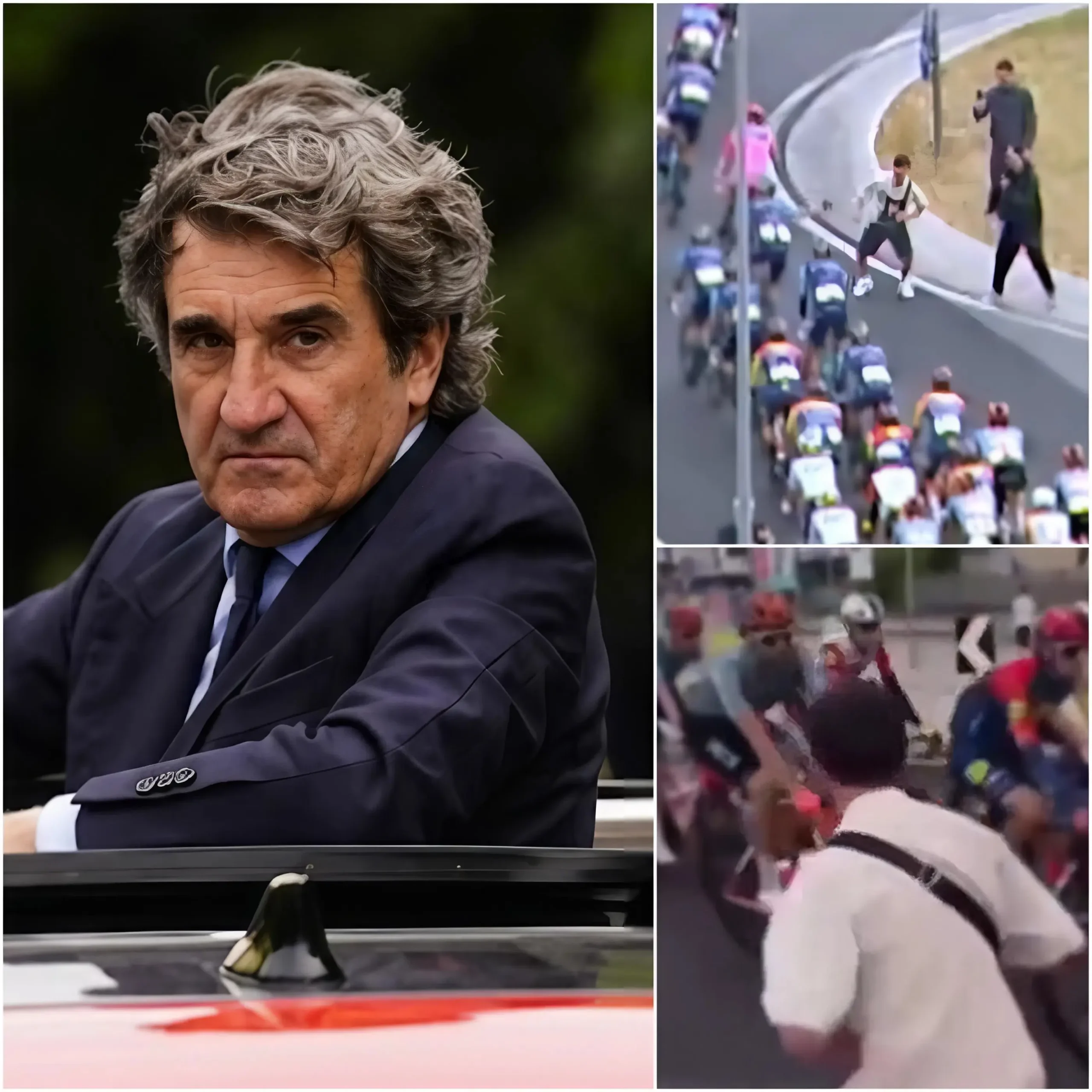 Cover Image for 🚨AGGIORNAMENTO: Due tifosi imprudenti hanno ricevuto severe sanzioni dalla polizia dopo aver fatto irruzione illegalmente e in modo pericoloso nel gruppo della corsa
