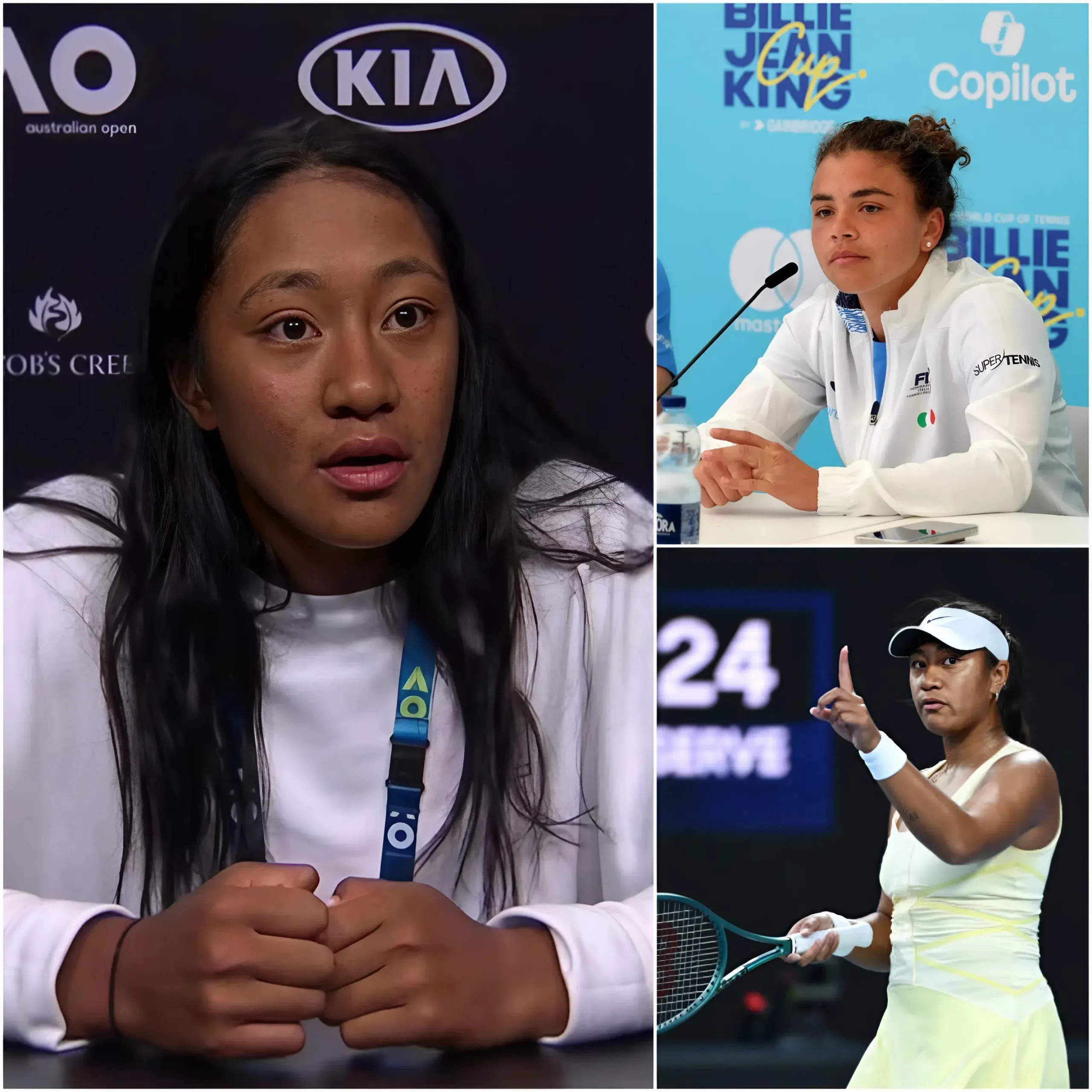 Cover Image for 🎾🚨 “SONO TUTTI SOLO SORRISI FINTI!” — Destanee Aiava sconvolge il mondo del tennis annunciando il ritiro nel 2026 e accusando la WTA di essere “tossica, ipocrita e razzista”, sostenendo che le giocatrici parlino continuamente male l’una dell’altra alle spalle… ma è stata la dura reazione di Jasmine Paolini a far esplodere una polemica gigantesca nell’intero circuito!