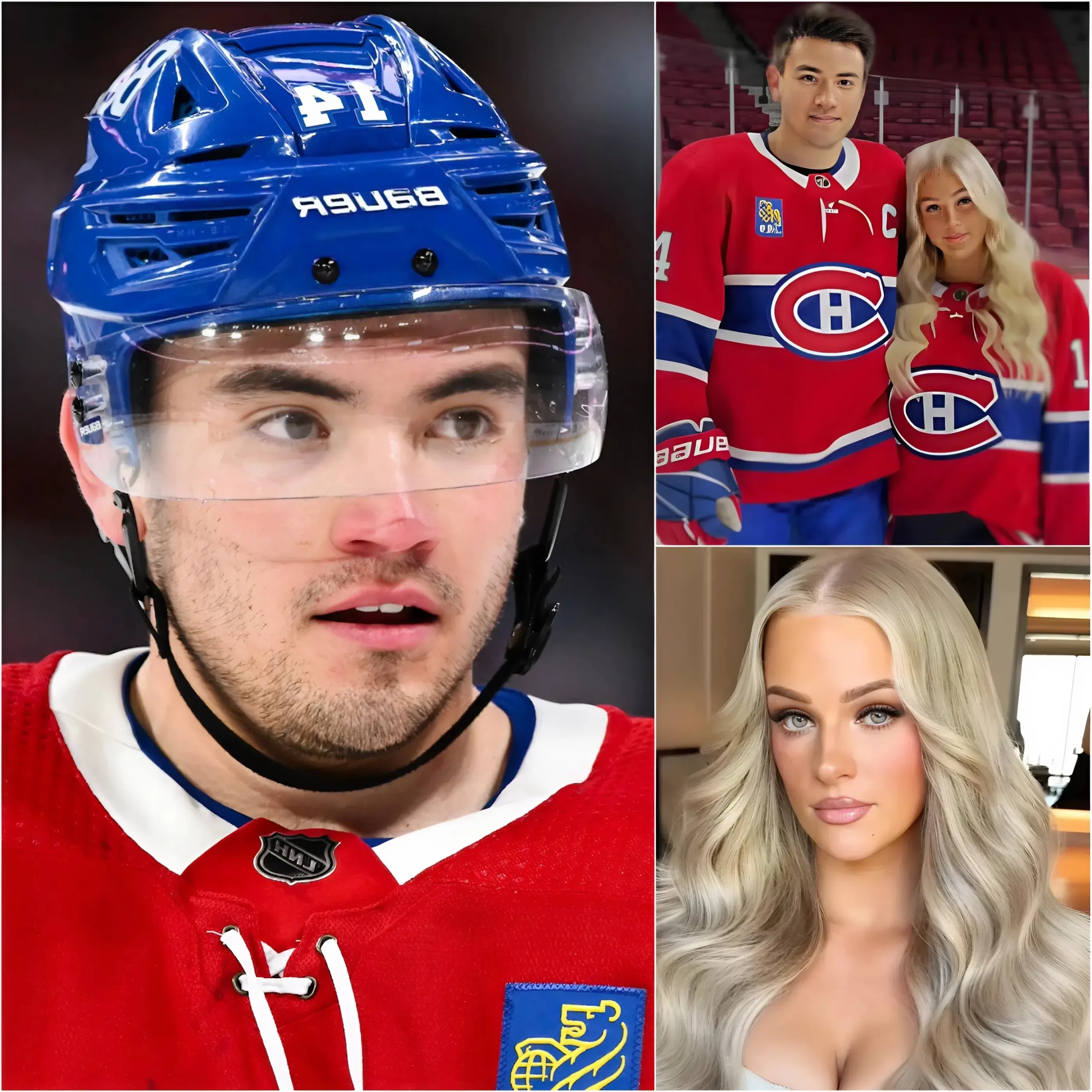 Cover Image for « Il est temps que je le dise — peut-être qu’il n’aura jamais le courage de l’avouer lui-même. » Après plusieurs jours de silence, Caitlin Fitzgerald a révélé l’état actuel de Nick Suzuki et a expliqué pourquoi son mari n’était pas à son meilleur niveau lors du match 6.