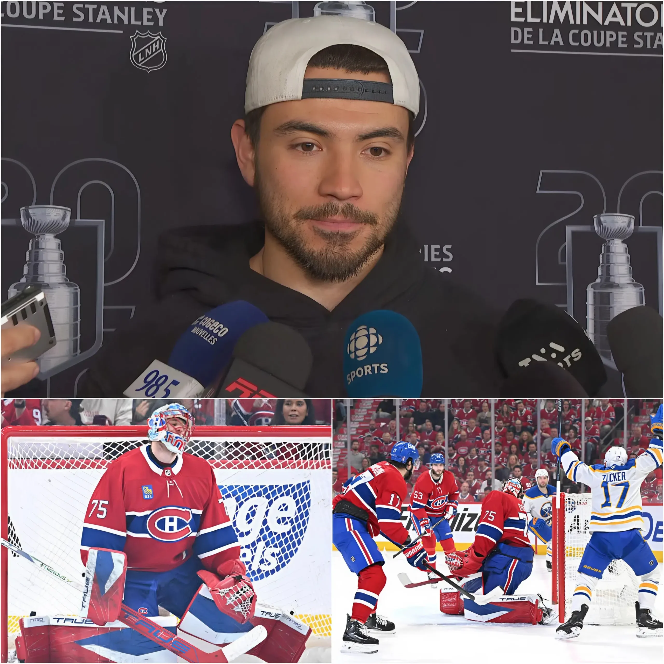 Cover Image for Le capitaine des Canadiens de Montréal, Nick Suzuki, a rompu le silence avec une déclaration ferme pour défendre Jakub Dobeš après les critiques concernant les 6 buts encaissés