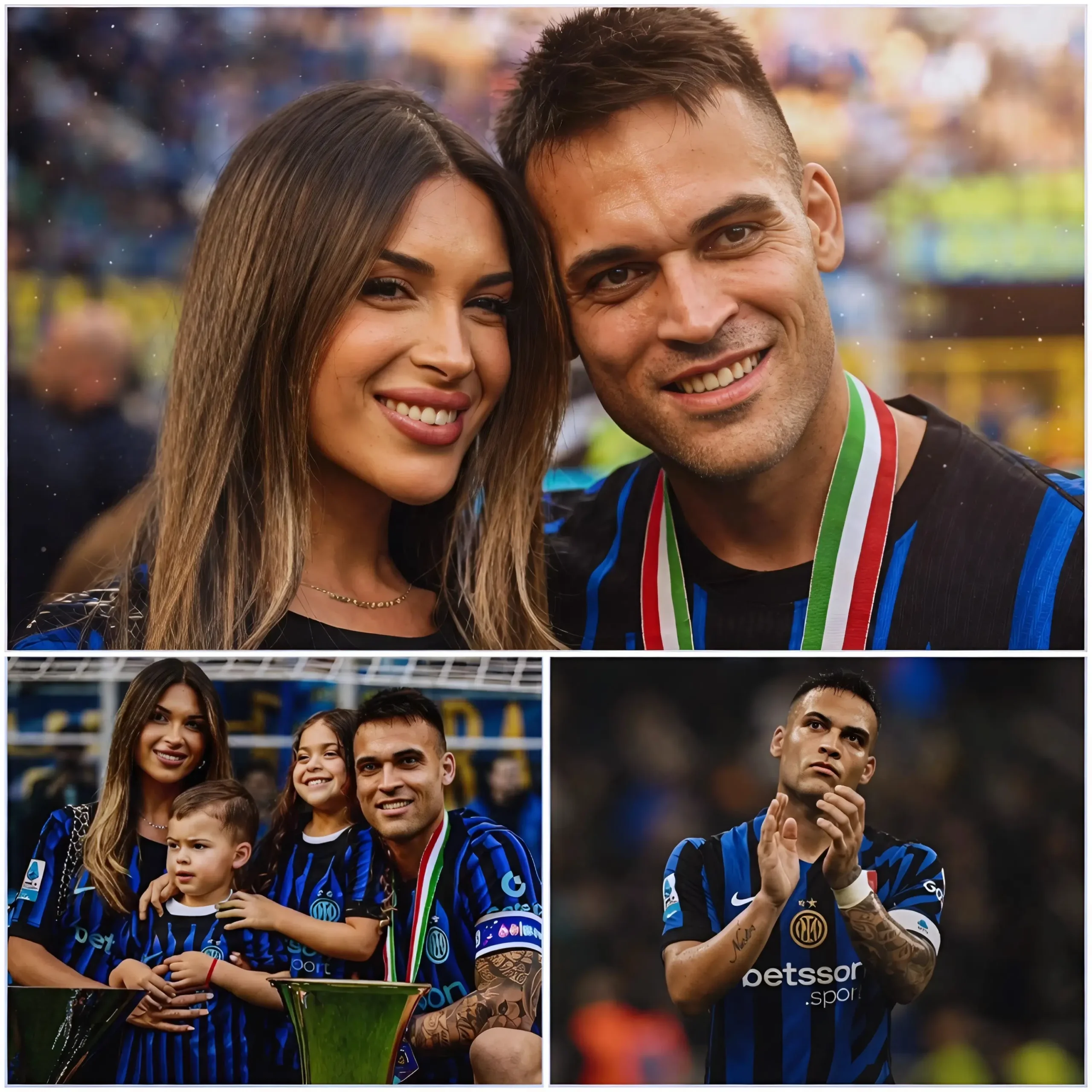 Cover Image for ❤️ “Questo Scudetto è dedicato a mia moglie…” Lautaro Martínez riusciva a malapena a trattenere le emozioni quando gli è stato chiesto del durissimo cammino verso lo Scudetto. In un momento profondamente commovente, il capitano dell’Inter Milan ha rivelato che sua moglie è sempre stata al suo fianco durante i periodi più difficili della sua carriera.