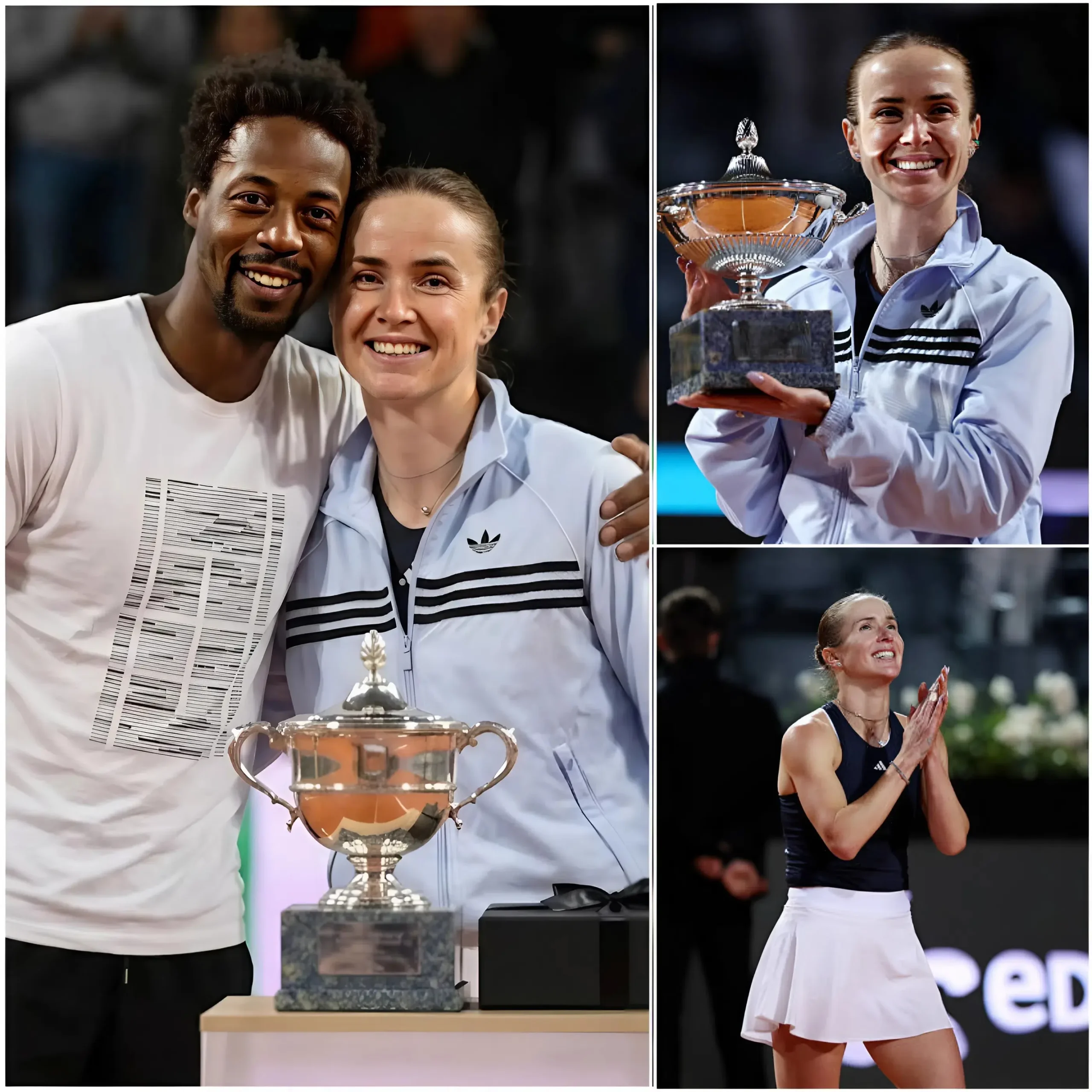 Cover Image for 💝🎾 “¡Cumplí mi promesa! Esta victoria… es para él.” Justo después de levantar el trofeo del Abierto de Italia 2026, Elina Svitolina se detuvo en medio de la cancha de arcilla, con la voz suave y ligeramente temblorosa.