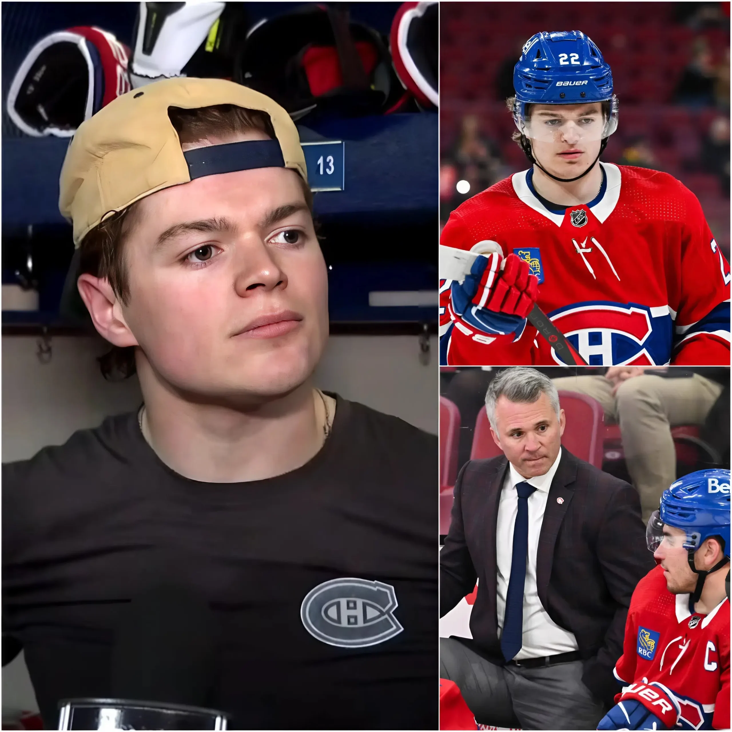 Cover Image for 🚨 DERNIÈRE MINUTE : L’attaquant Cole Caufield se retire du match 7. La décision des Canadiens de Montréal a provoqué une onde de choc dans la LNH et a exacerbé la tension autour de cette rencontre cruciale.