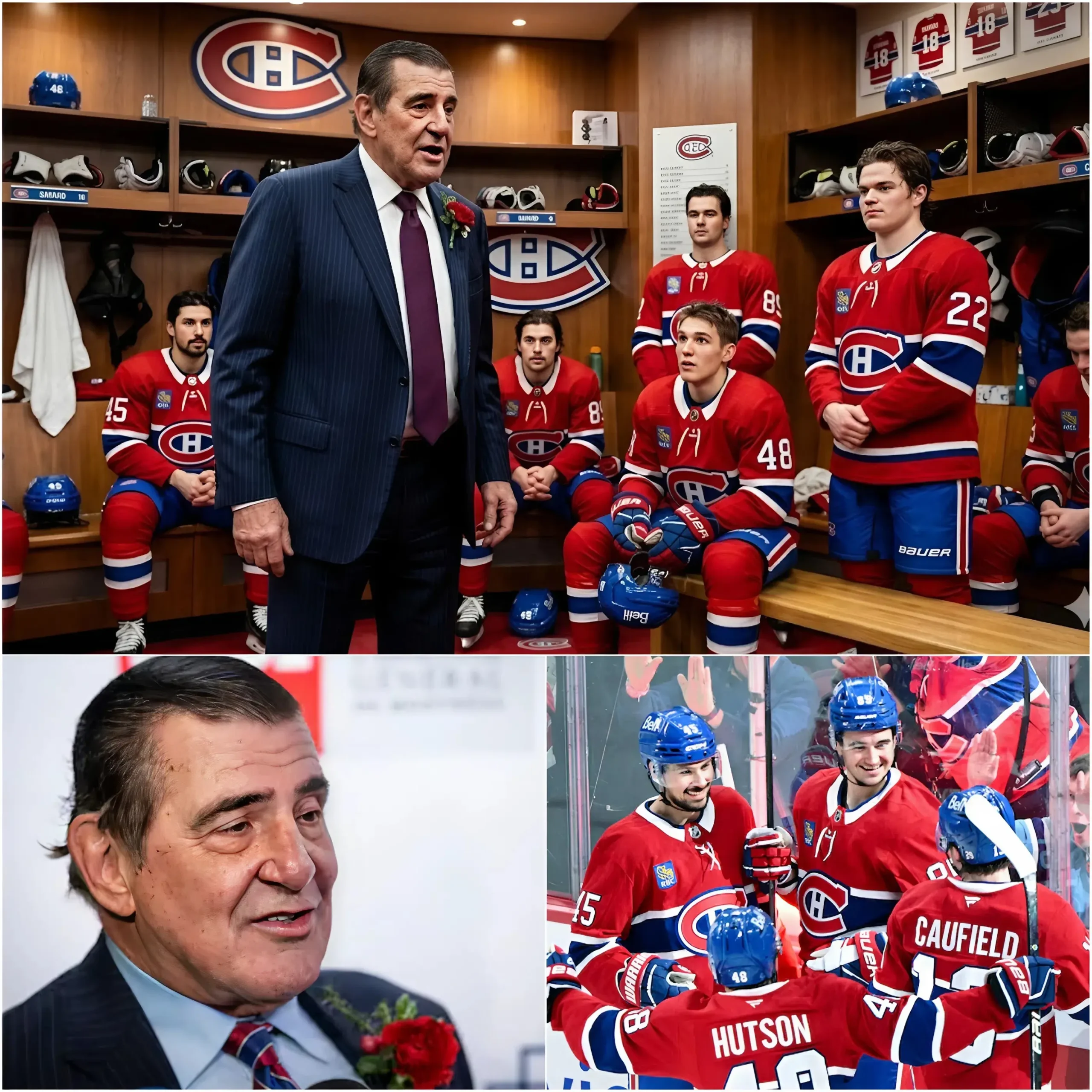Cover Image for MOMENT DRAMATIQUE 🔥🏒 : La légende Serge Savard a fait une apparition inattendue dans le vestiaire avant le match décisif – toute l’équipe des Canadiens s’est tue tandis qu’il prenait la parole avec émotion…