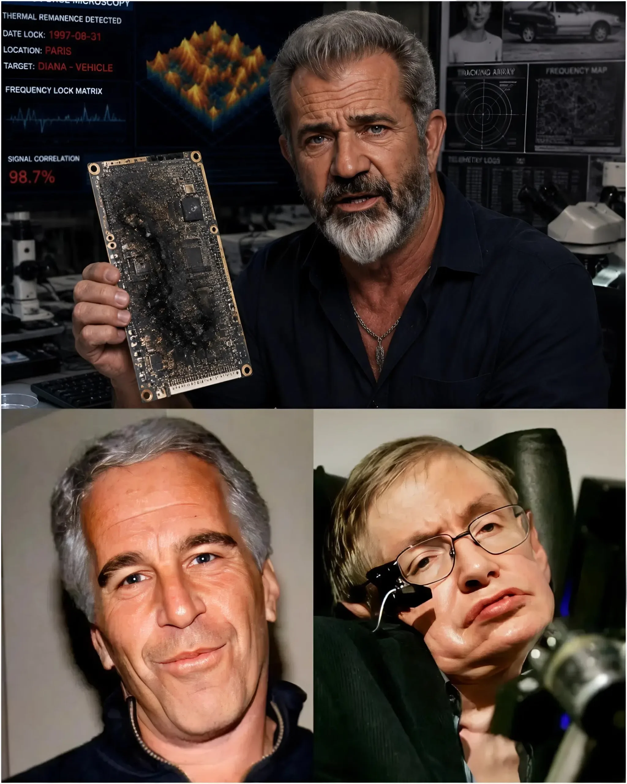 Cover Image for 🚨 TRANSISTOR DE MA: ¡Mel Gibson revela restos atómicos de 1997 vinculados al coche de Diana! 🎙️ Una investigación que rompe por completo todas las barreras digitales. Alejándose de los almacenes convencionales