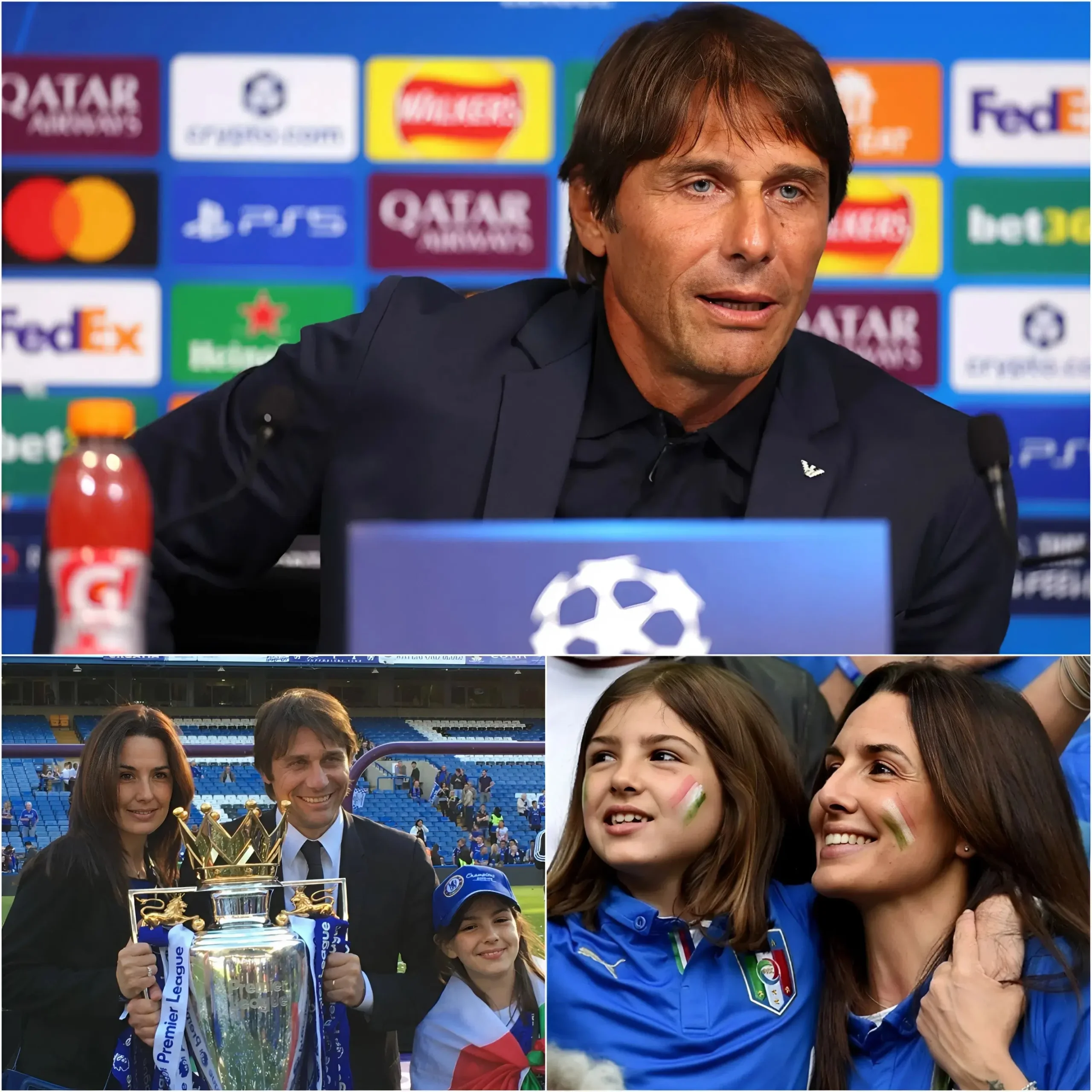 Cover Image for 💔 NOTIZIA STRAZIANTE QUESTA MATTINA: Solo 20 minuti fa, l’allenatore del Napoli Antonio Conte ha rivelato al mondo la difficile situazione che sta attraversando sua figlia, Vittoria Conte.