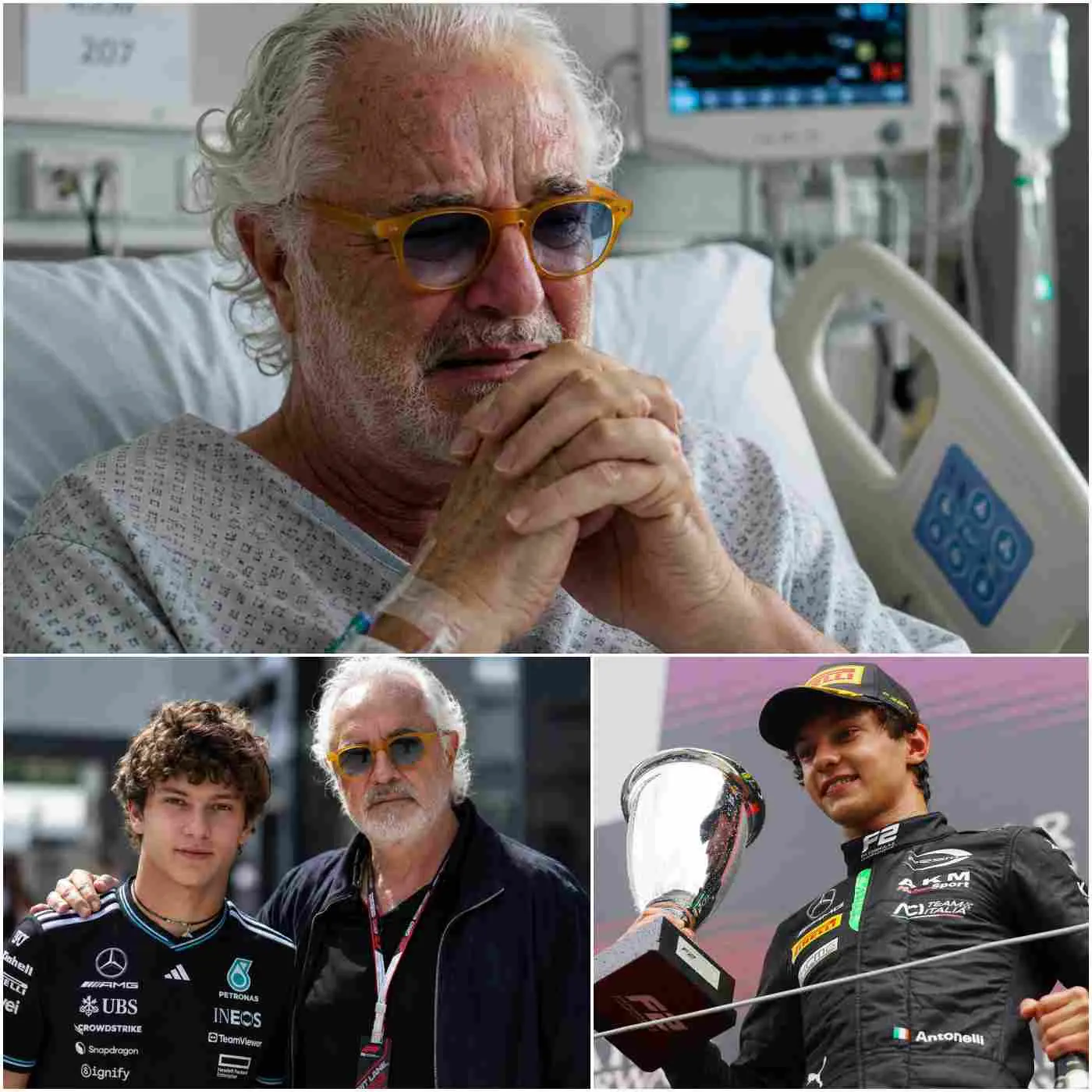 Cover Image for 💔😭 UNA TRAGEDIA SCONVOLGENTE IN F1: Flavio Briatore sarebbe scoppiato in lacrime in un momento di travolgente emozione in ospedale, quando ha confessato di avere un cancro