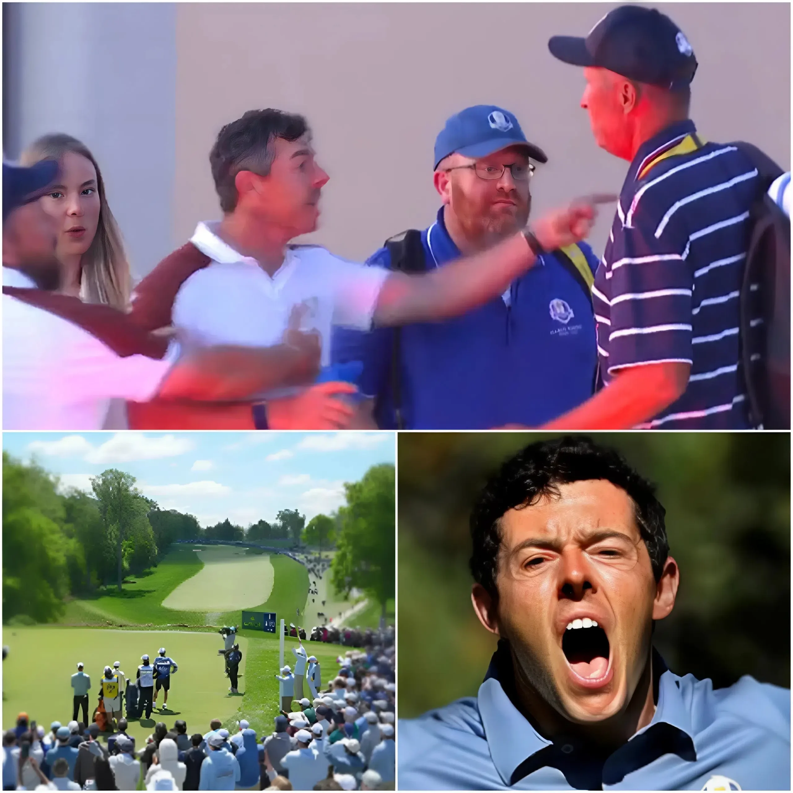Cover Image for 🚨 “THEY MADE ME UNABLE TO CONTINUE PLAYING!” – RORY MCILROY ANGRY AFTER BEING ASSAULTED AFTER DEFEAT. Just minutes ago, Rory McIlroy spoke out about his defeat. Many fans in the stands reportedly booed and criticized him harshly, severely affecting his morale.