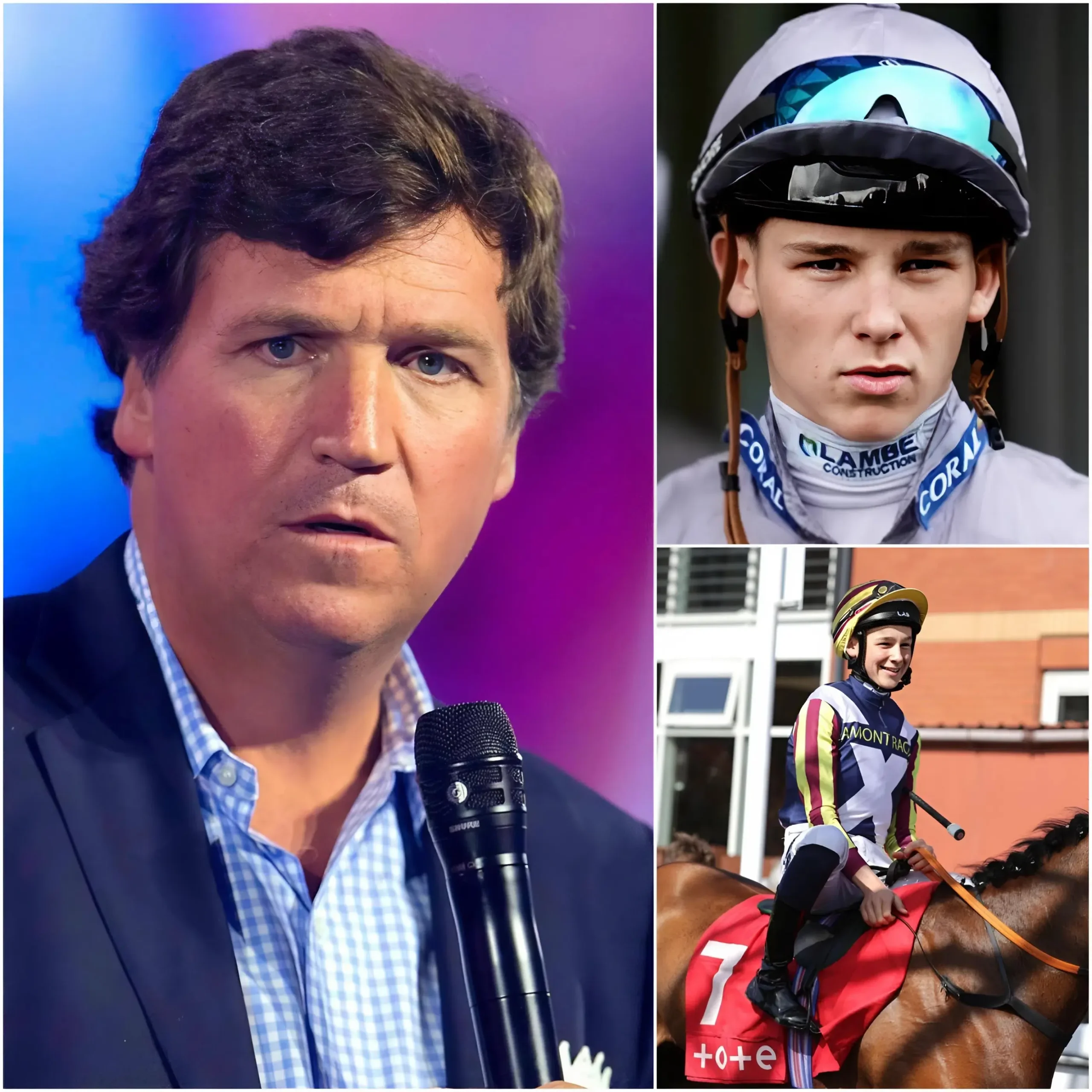 Cover Image for 🔥🚨 “DON’T MOCK ME OR MY HONOR” Billy Loughnane shocked the entire room when he directly confronted Tucker Carlson. After a season filled with pressure and sky-high expectations in the horse racing world,