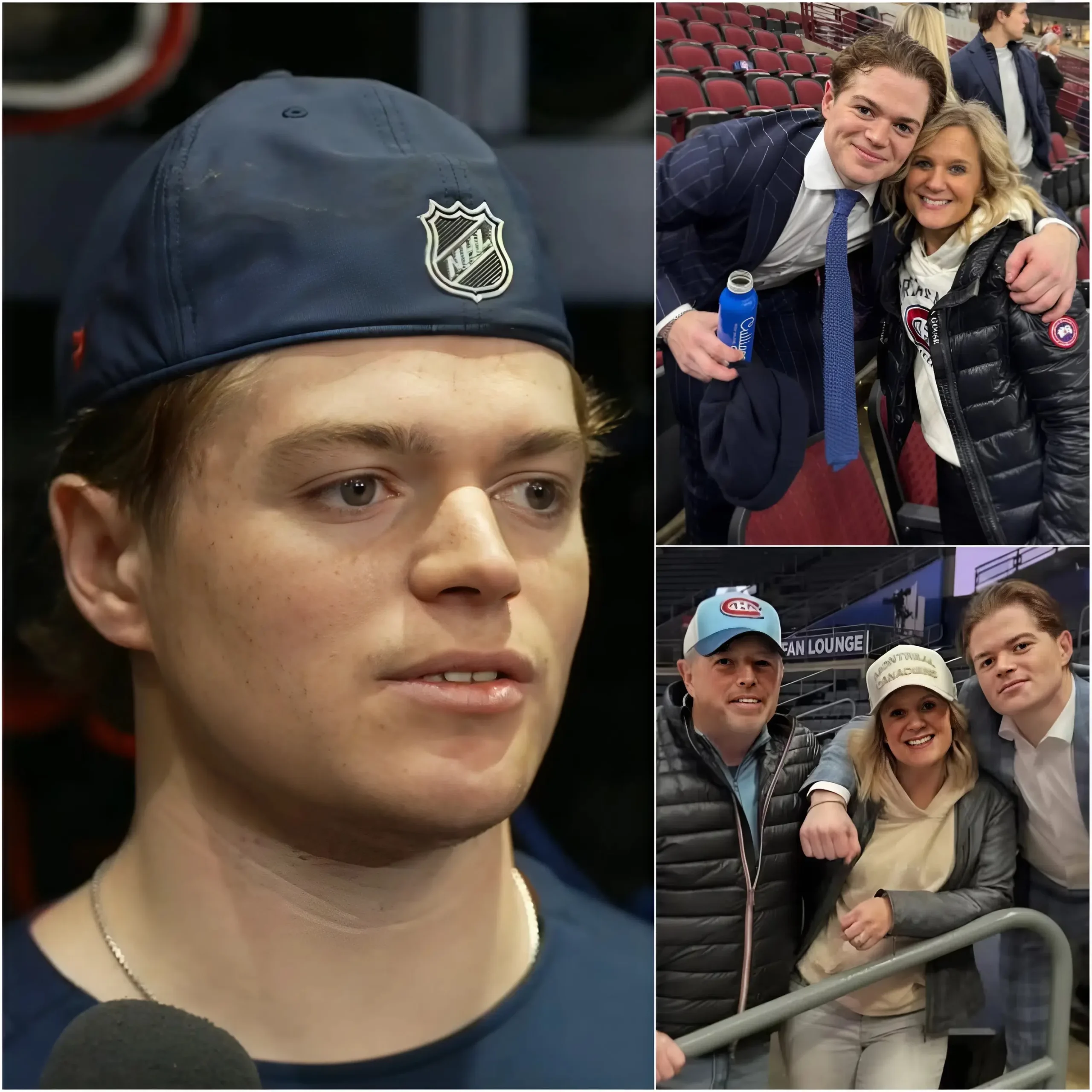 Cover Image for TRISTE NOUVELLE ! 💔🥲 Il y a à peine 30 minutes, le Centre Bell a présenté ses plus sincères condoléances à Cole Caufield après avoir appris la triste nouvelle concernant sa famille. Peu après, Cole Caufield lui-même a confirmé la nouvelle sur les réseaux sociaux, bouleversant des milliers de partisans canadiens.