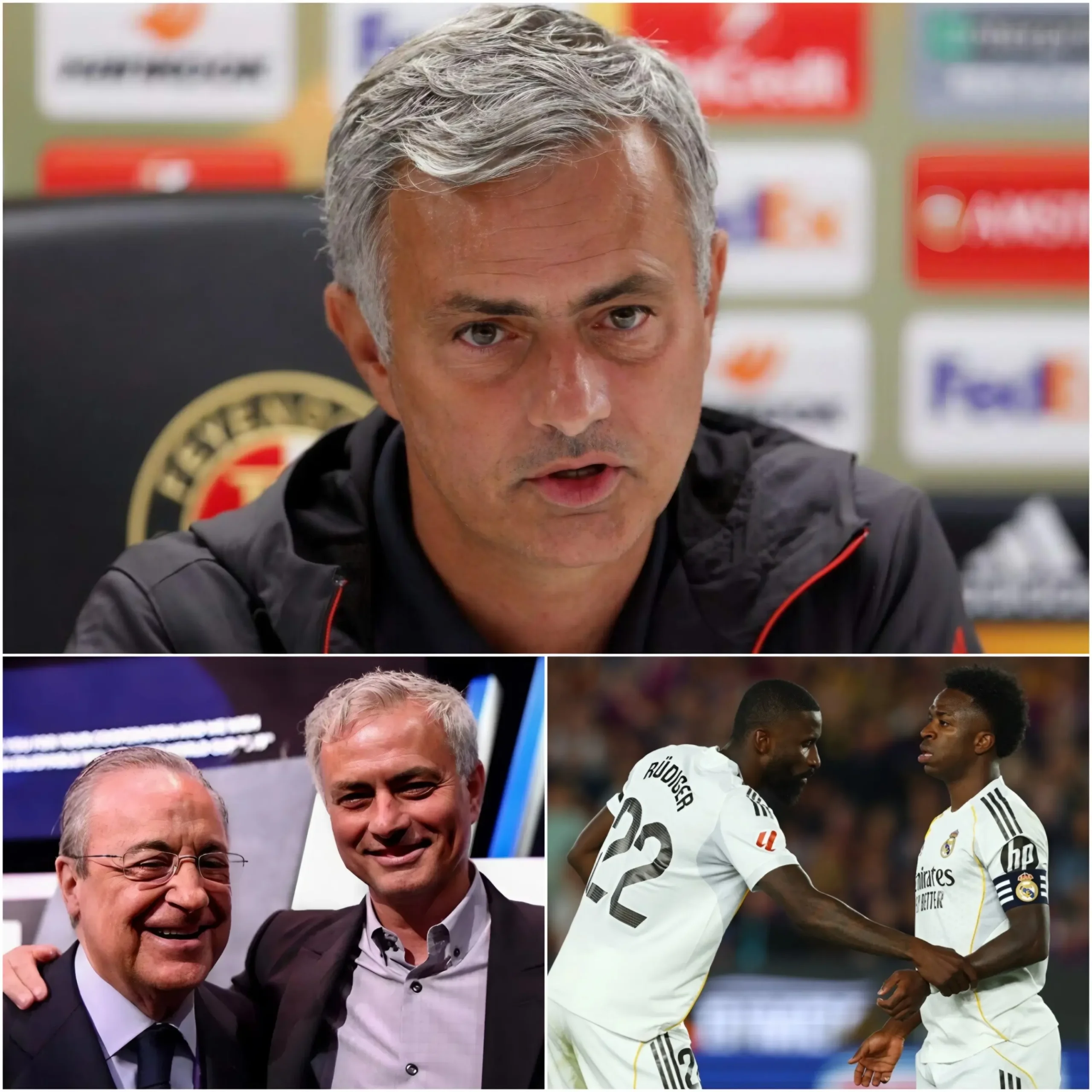 Cover Image for 🚨“Pérez tuvo que aceptar esto conmigo. No seré tan flexible como Xabi Alonso o Álvaro Arbeloa…” El nuevo entrenador José Mourinho reveló recientemente una CLÁUSULA ESPECIAL que exigió al presidente Florentino Pérez y a la directiva de Real Madrid como condición para aceptar el control del vestuario y las futuras decisiones relacionadas con fichajes y ventas de jugadores.
