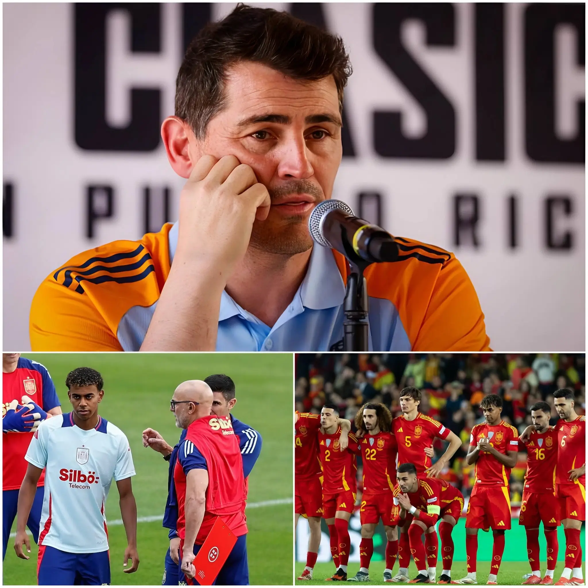 Cover Image for “SE EQUIVOCÓ AL CONVOCARLO…” — la leyenda del fútbol español Iker Casillas criticó duramente al seleccionador Luis de la Fuente.