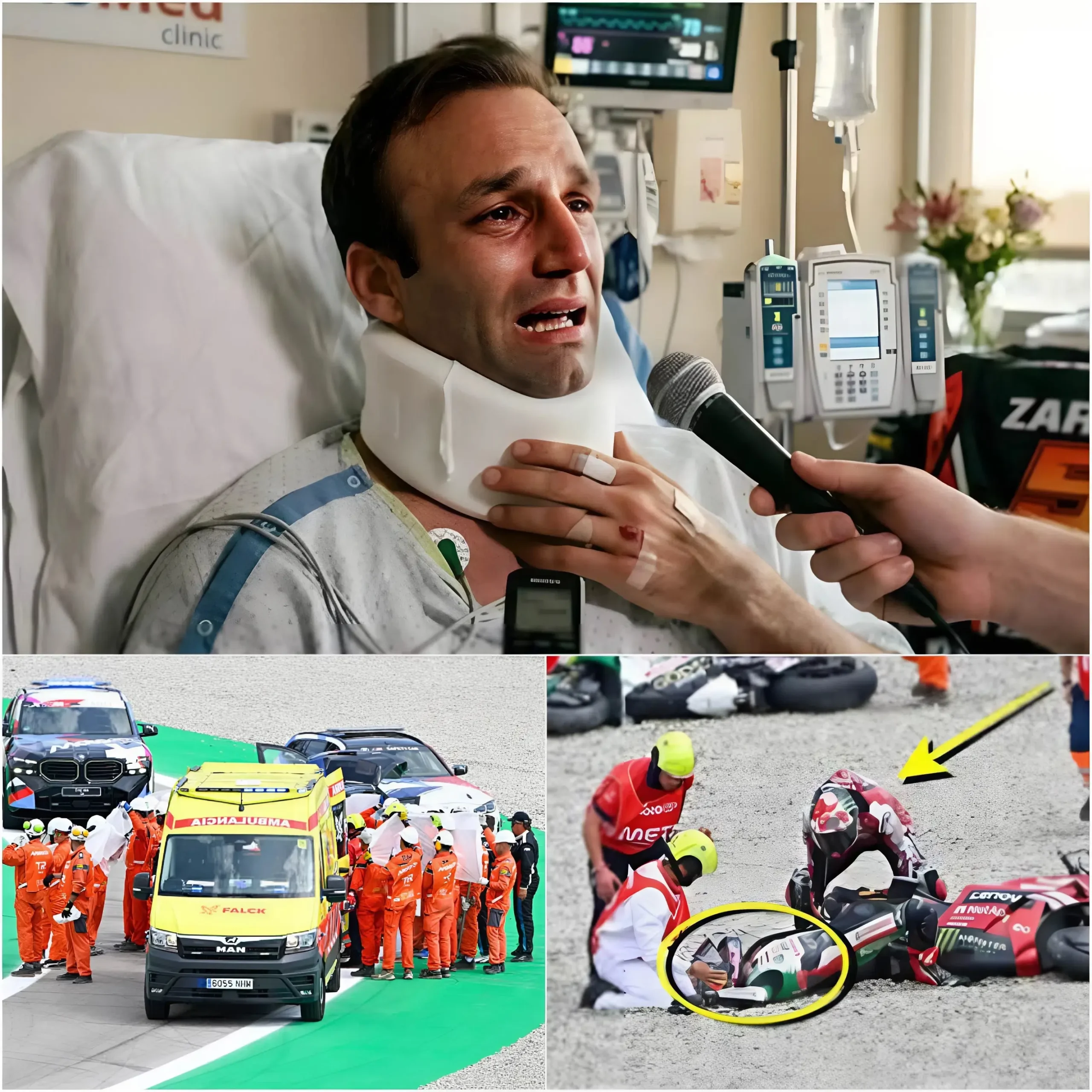 Cover Image for 🚨« TOUT ÉTAIT PRÉVU, CE N’ÉTAIT PAS UN ACCIDENT – QUELQU’UN VOULAIT SE DÉBARRASSER DE MOI. » Johann Zarco a bouleversé le monde du sport automobile en révélant ses soupçons concernant son accident au Grand Prix de Catalogne, laissant entendre qu’il se passait quelque chose de plus sombre.