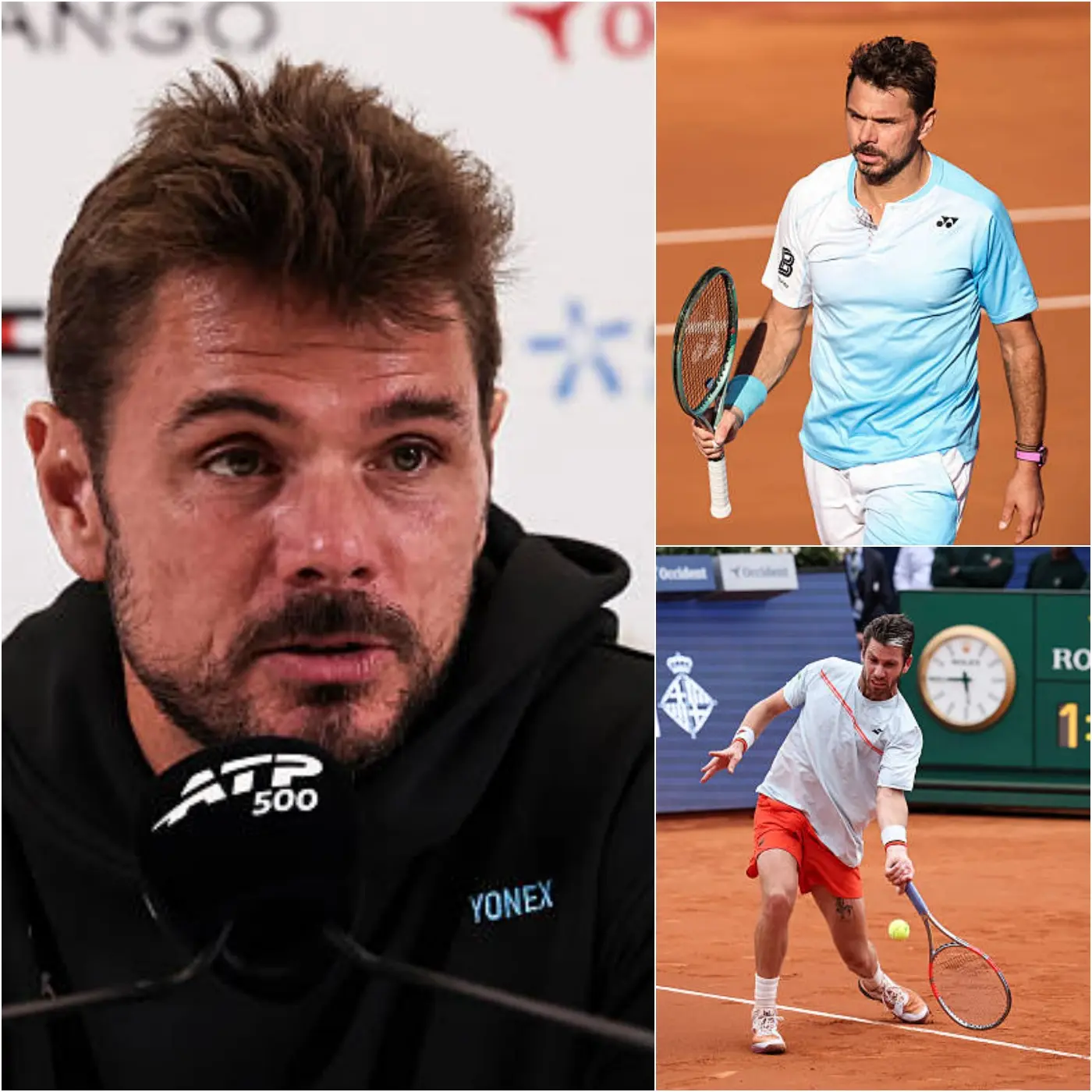 Cover Image for 🔥🇨🇭 41-year-old Wawrinka sets a record on clay — but this moment stunned fans worldwide! Stan Wawrinka just defeated his opponent in Geneva, becoming the oldest player to win an ATP match on clay since 1994. But Wawrinka’s final action on the court is what left fans speechless… you won’t want to miss it! 👇🤯