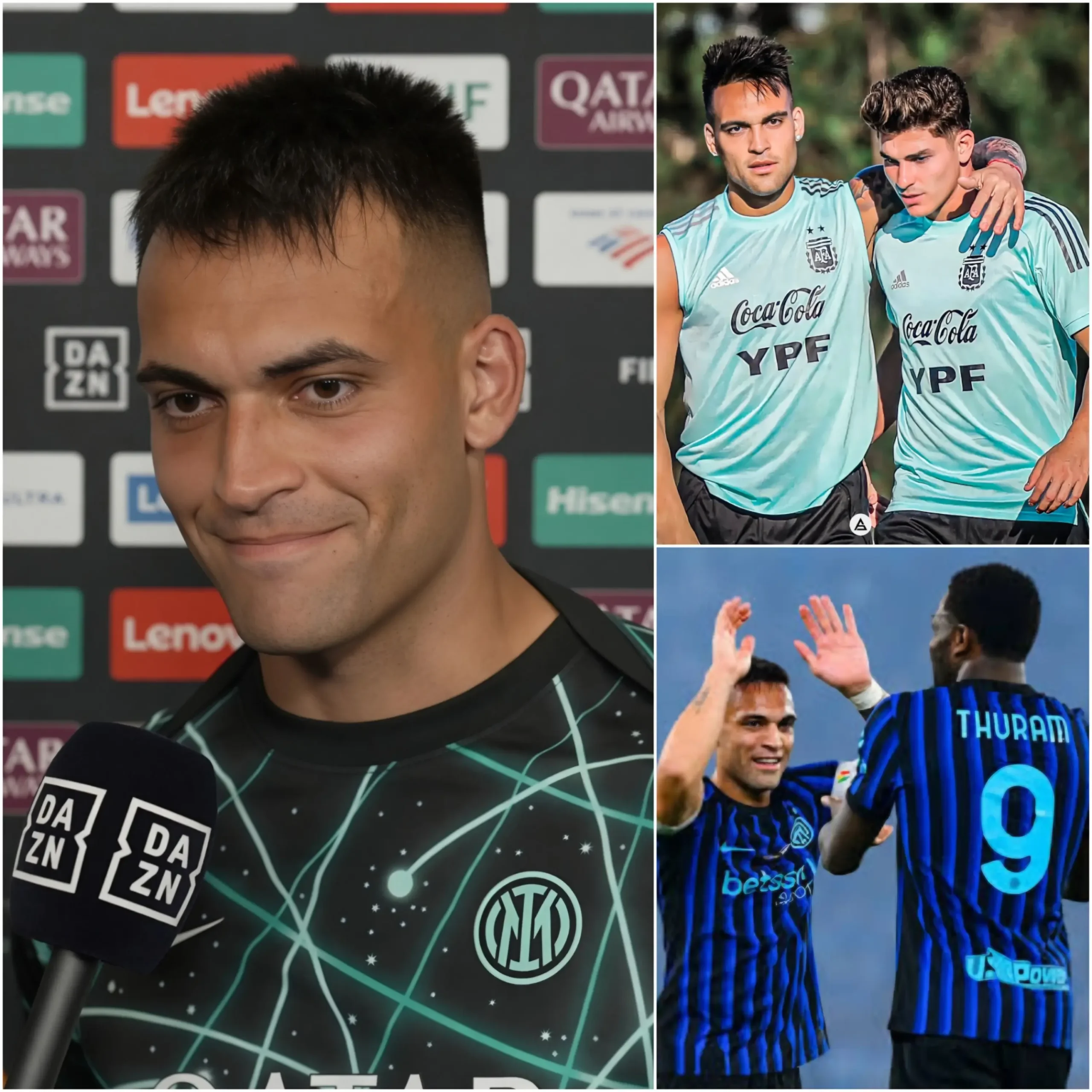 Cover Image for “𝐋𝐨 𝐦𝐞𝐭𝐭𝐞𝐫𝐞𝐢 𝐩𝐞𝐫𝐬𝐢𝐧𝐨 𝐝𝐚𝐯𝐚𝐧𝐭𝐢 𝐚 𝐇𝐚𝐚𝐥𝐚𝐧𝐝…” Lautaro Martínez ha sconvolto il mondo del calcio dichiarando a sorpresa il nome di quello che, secondo lui, è attualmente il miglior attaccante del pianeta — persino più completo e importante di Erling Haaland.