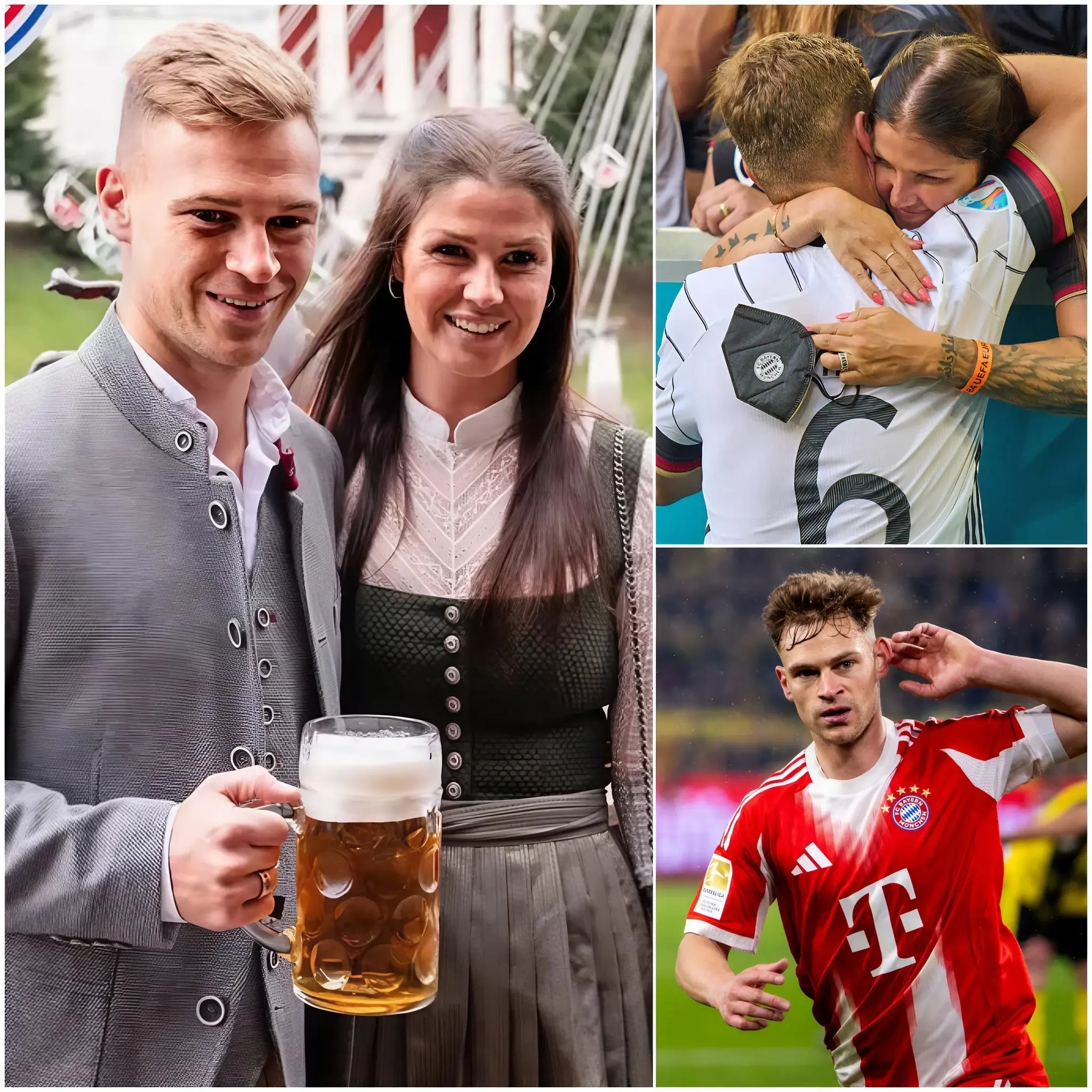 Cover Image for 💔 „Seine Anwesenheit hat mich aus der dunkelsten Phase meines Lebens gerettet…“ Vor 30 Minuten hat Lina Meyer — die Ehefrau von Joshua Kimmich — zum ersten Mal den wahren Grund verraten, warum sie sich entschieden hat, an der Seite des deutschen Stars zu bleiben.