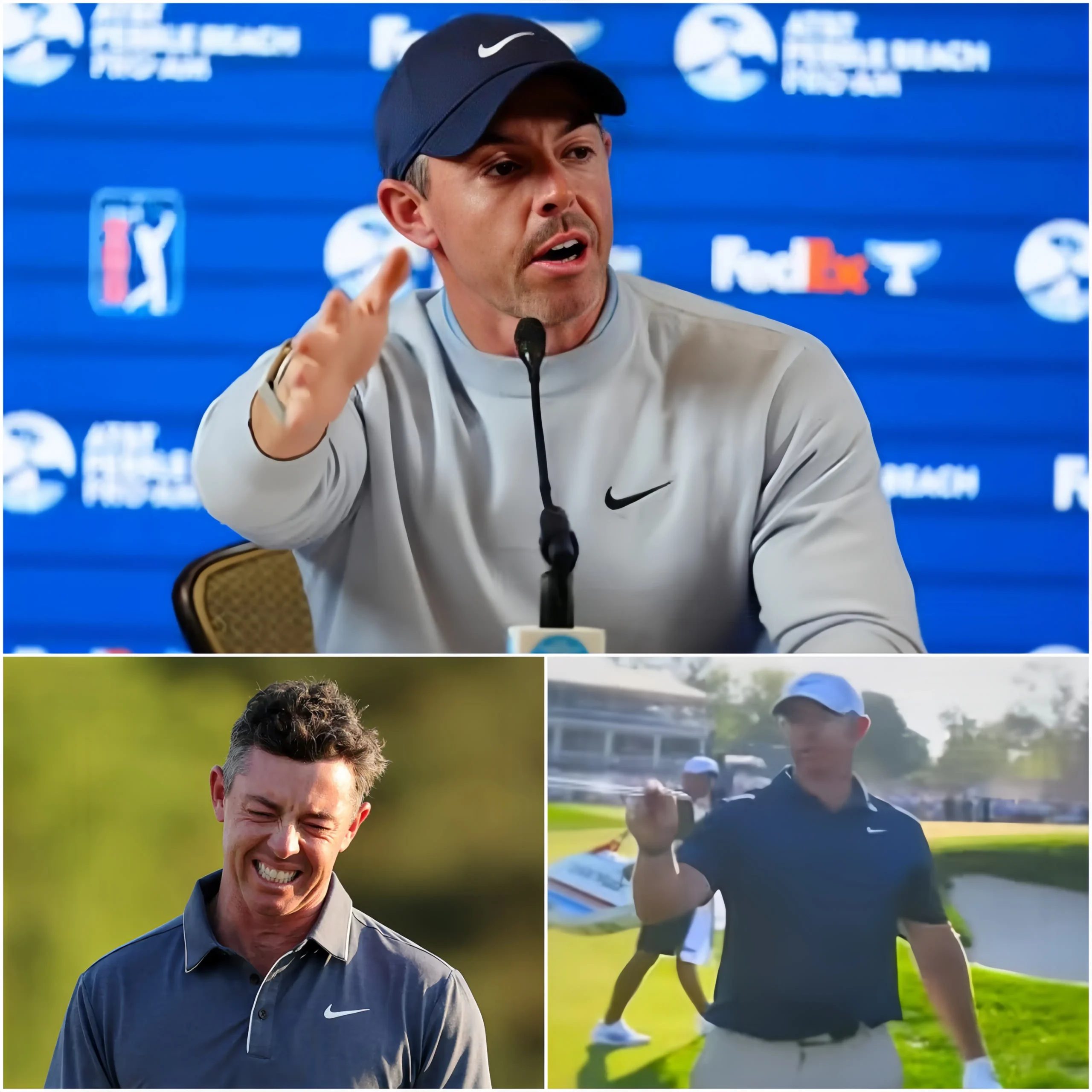 Cover Image for 🚨 “SHUT THE F* UP!” — Rory McIlroy stunned fans after exploding at a heckling spectator during the PGA Championship, furiously turning around mid-round after a shout disrupted his crucial chip shot on the 16th hole.