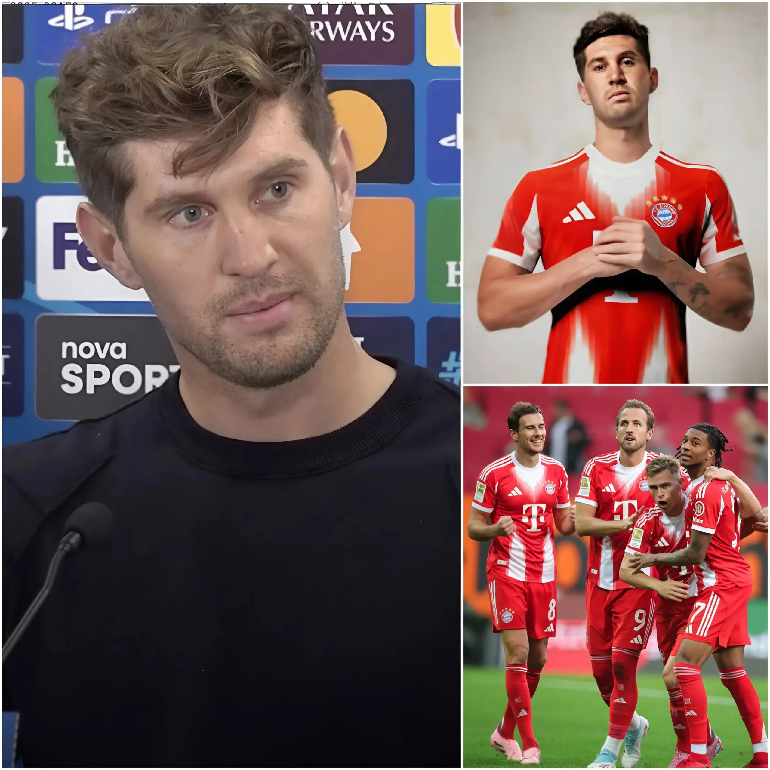 Cover Image for 🚨 EILMELDUNG VOR 10 MINUTEN: John Stones soll sich mit dem FC Bayern München auf einen Wechsel geeinigt haben. Der englische Verteidiger schockte die Vereinsführung jedoch mit einer einzigen Bedingung vor der Vertragsunterzeichnung: „WENN ER NOCH DA IST, KOMME ICH NICHT.“