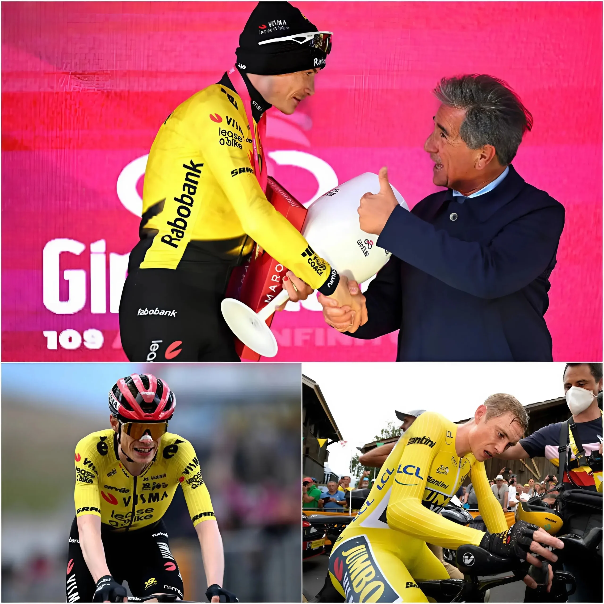 Cover Image for “THE WHOLE PELOTON WENT SILENT…” — After winning a dramatic Stage 7 at the Giro d’Italia, Jonas Vingegaard stunned everyone with an emotional confession that instantly sparked controversy