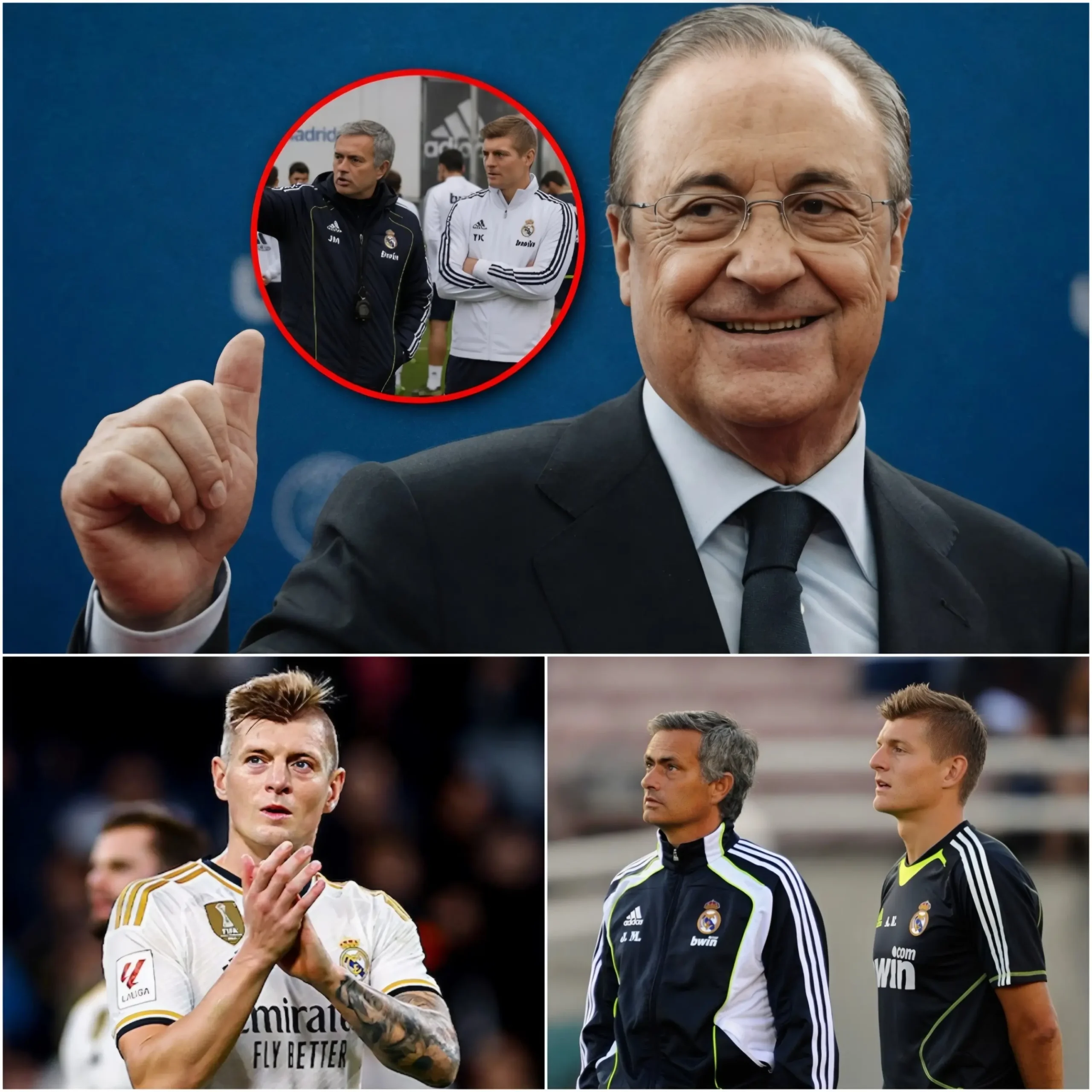 Cover Image for 🚨¡Toni Kroos regresa al Bernabéu! El Real Madrid se prepara para una gran reestructuración con el regreso de José Mourinho al Bernabéu, quien reemplaza a Álvaro Arbeloa. Entre las primeras solicitudes enviadas a la directiva del club, “El Especial” mencionó un nombre sorprendente: Toni Kroos.