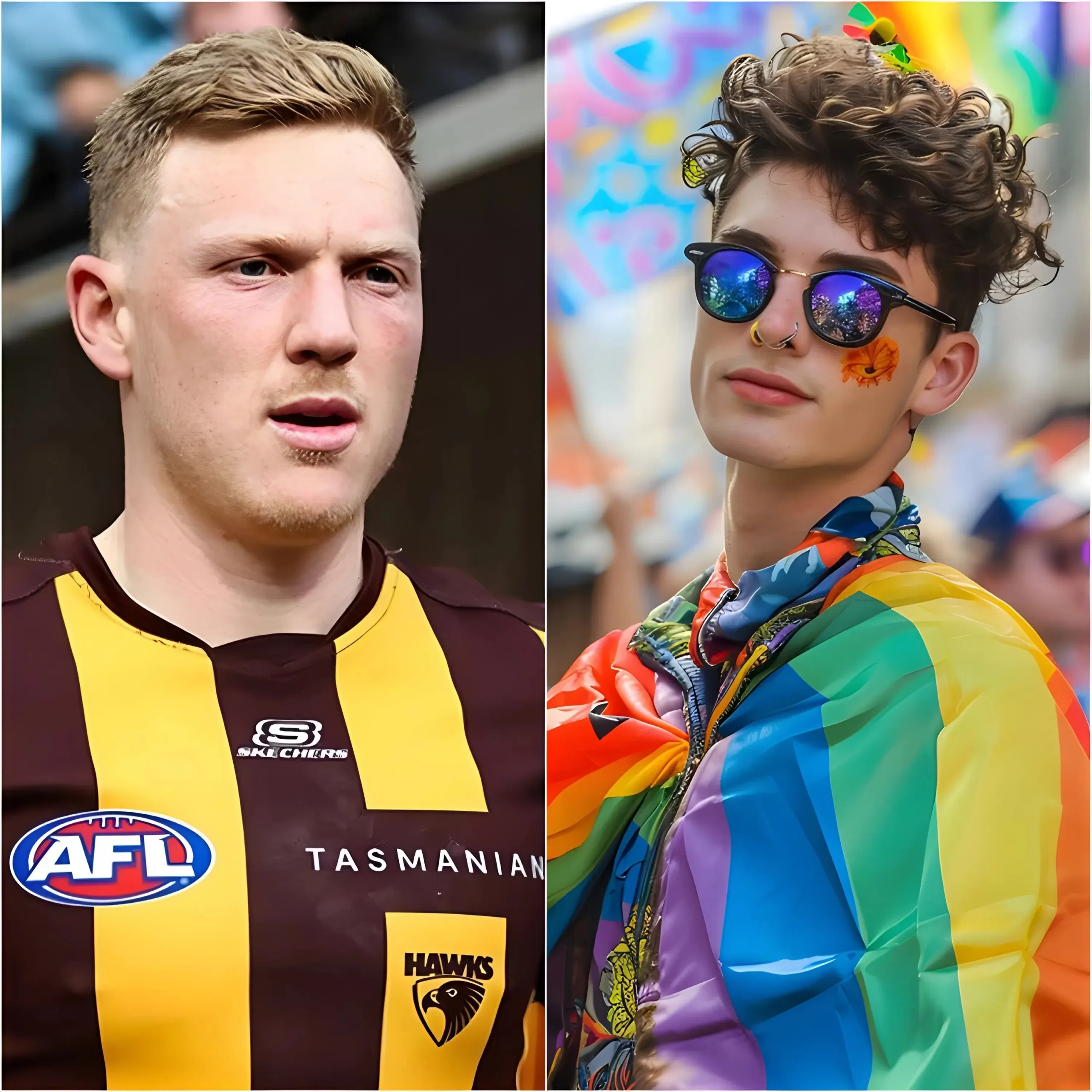Cover Image for “FOOTBALL HAS NOTHING TO DO WITH THIS.” has reportedly ignited one of the biggest firestorms in Australian sport after allegedly refusing to wear an LGBT armband before Hawthorn’s upcoming match.