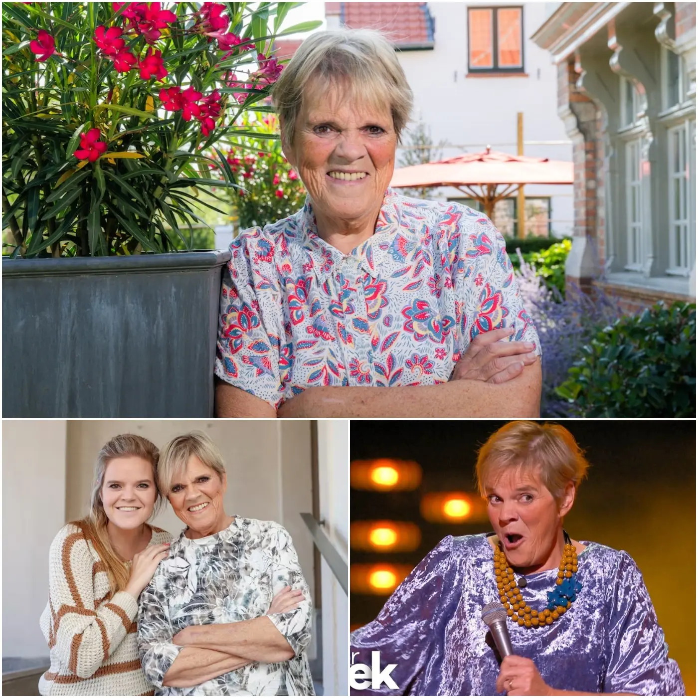 Cover Image for Decennialang stond Margriet Hermans op het podium — als zangeres, als presentatrice, als gezicht van heel Vlaandere