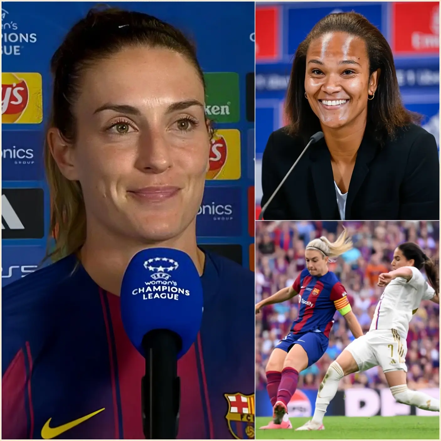 Cover Image for ÚLTIMA HORA HACE 10 MINUTOS: La capitana del Lyon, Wendie Renard, lanzó una advertencia: “Aficionados del Barcelona, agárrense fuerte a sus asientos — el Ullevaal Stadion temblará ese día y todos se irán entre lágrimas.”