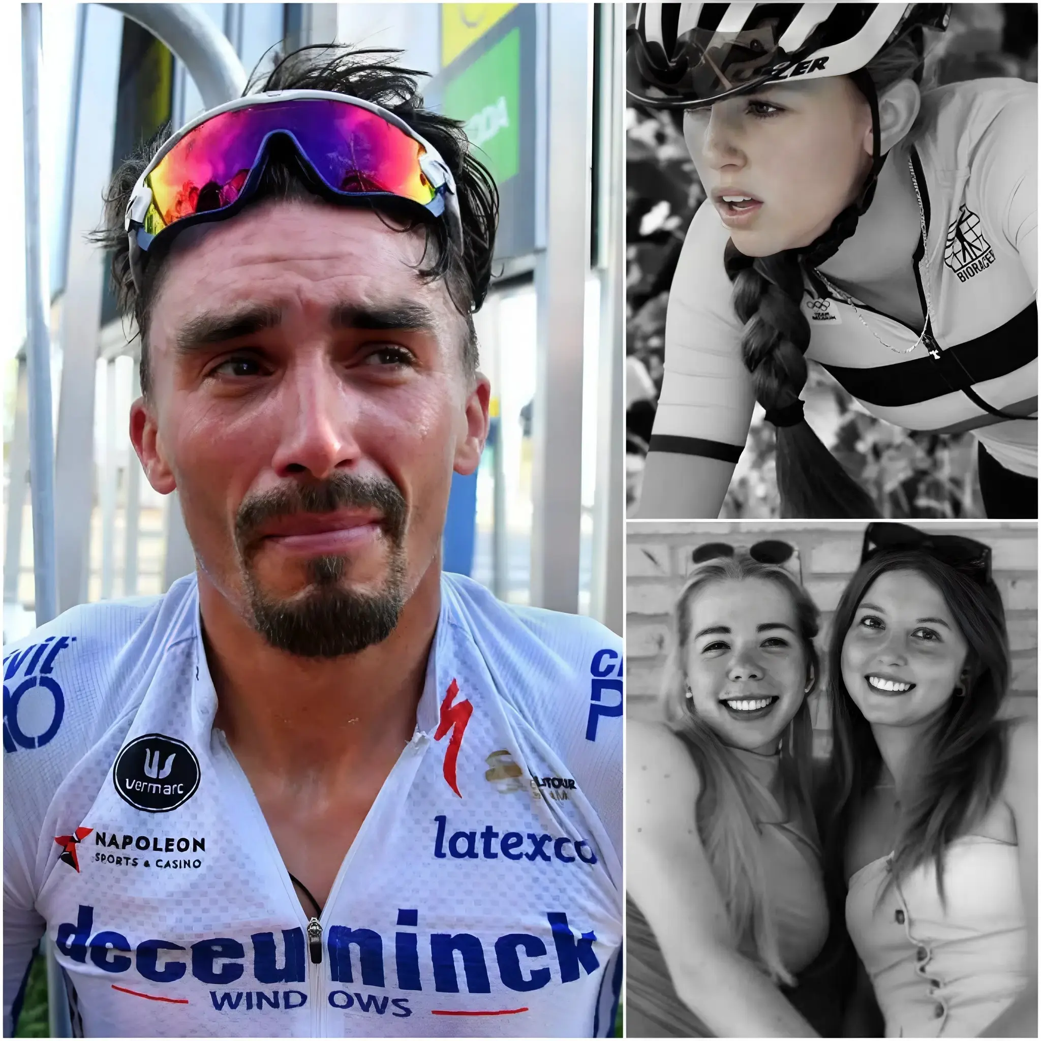Cover Image for 🔥TRISTE NOUVELLE : Julian Alaphilippe, la voix brisée par l’émotion, a fondu en larmes en confirmant le décès soudain de Jilke Michielsen, à seulement 19 ans. La jeune et prometteuse cycliste belge est décédée des suites d’une maladie incurable après un long combat.