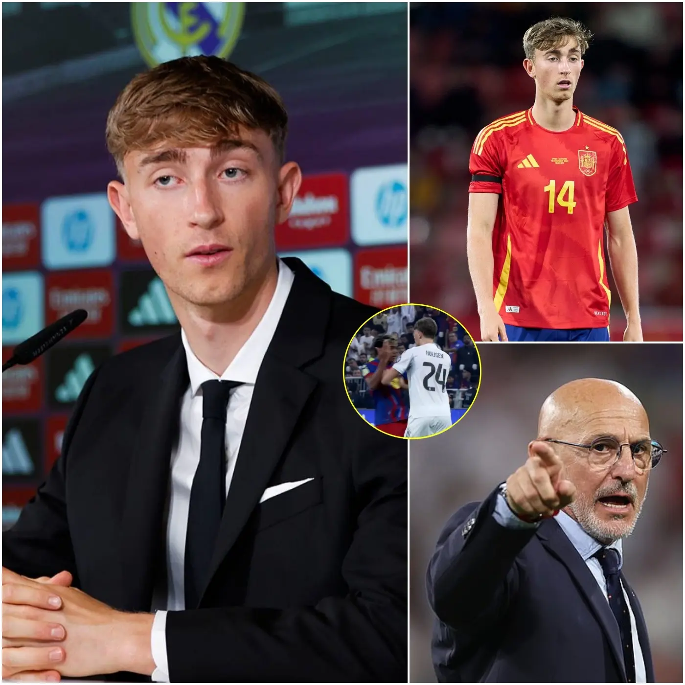 Cover Image for Dean Huijsen sorprendió a todos al anunciar inesperadamente su retirada apenas unas horas después de haber sido incluido oficialmente por Luis de la Fuente en la lista definitiva para preparar el Mundial 2026.