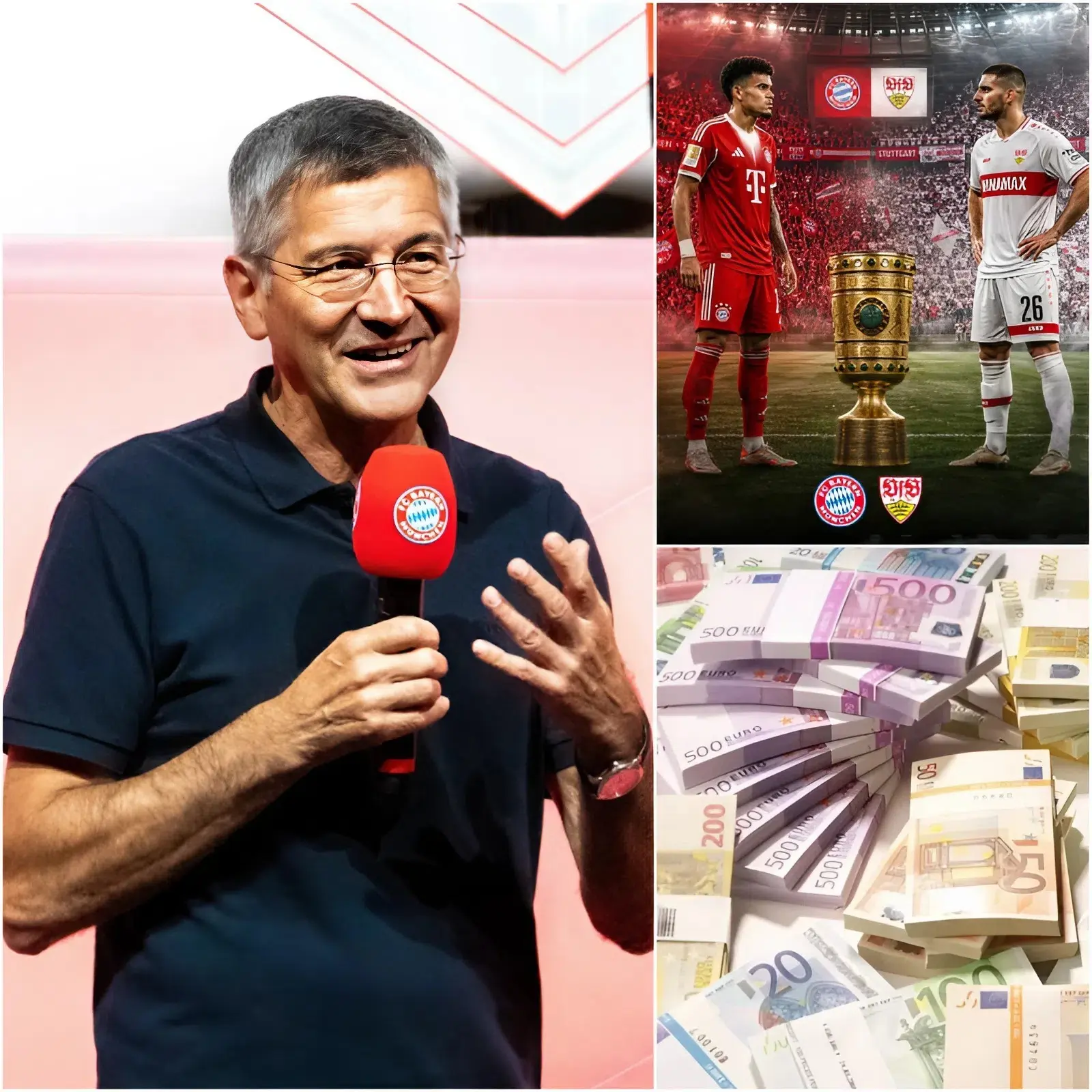 Cover Image for 🚨SCHOCKIERENDE NACHRICHT: Die Führung von FC Bayern Munich hat soeben ein gigantisches „Meisterschafts-Bonuspaket“ für die gesamte Mannschaft bestätigt, falls sie VfB Stuttgart besiegen und heute Abend den Titel gewinnen sollten