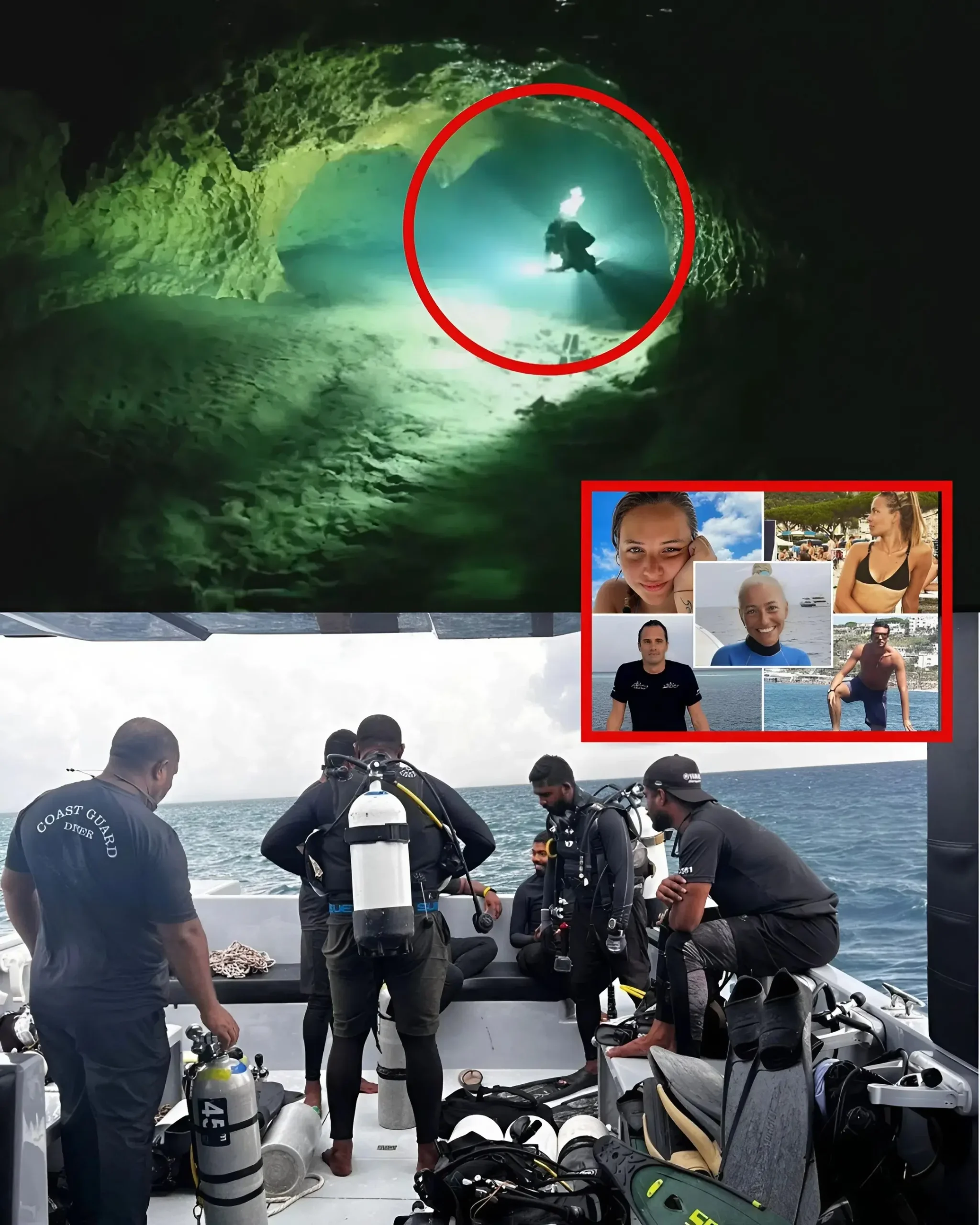 Cover Image for MISTERO NELLE GROTTE DELLE MALDIVE: Una terrificante scoperta in una grotta ha causato la morte di sei subacquei professionisti alle Maldive e colpisce migliaia di persone ogni anno… non solo le persone, ma anche i loro effetti personali vengono rubati dal mare in modi sorprendentemente simili. Hanno scoperto la maledizione e l’hanno resa pubblica per mettere in guardia gli altri.