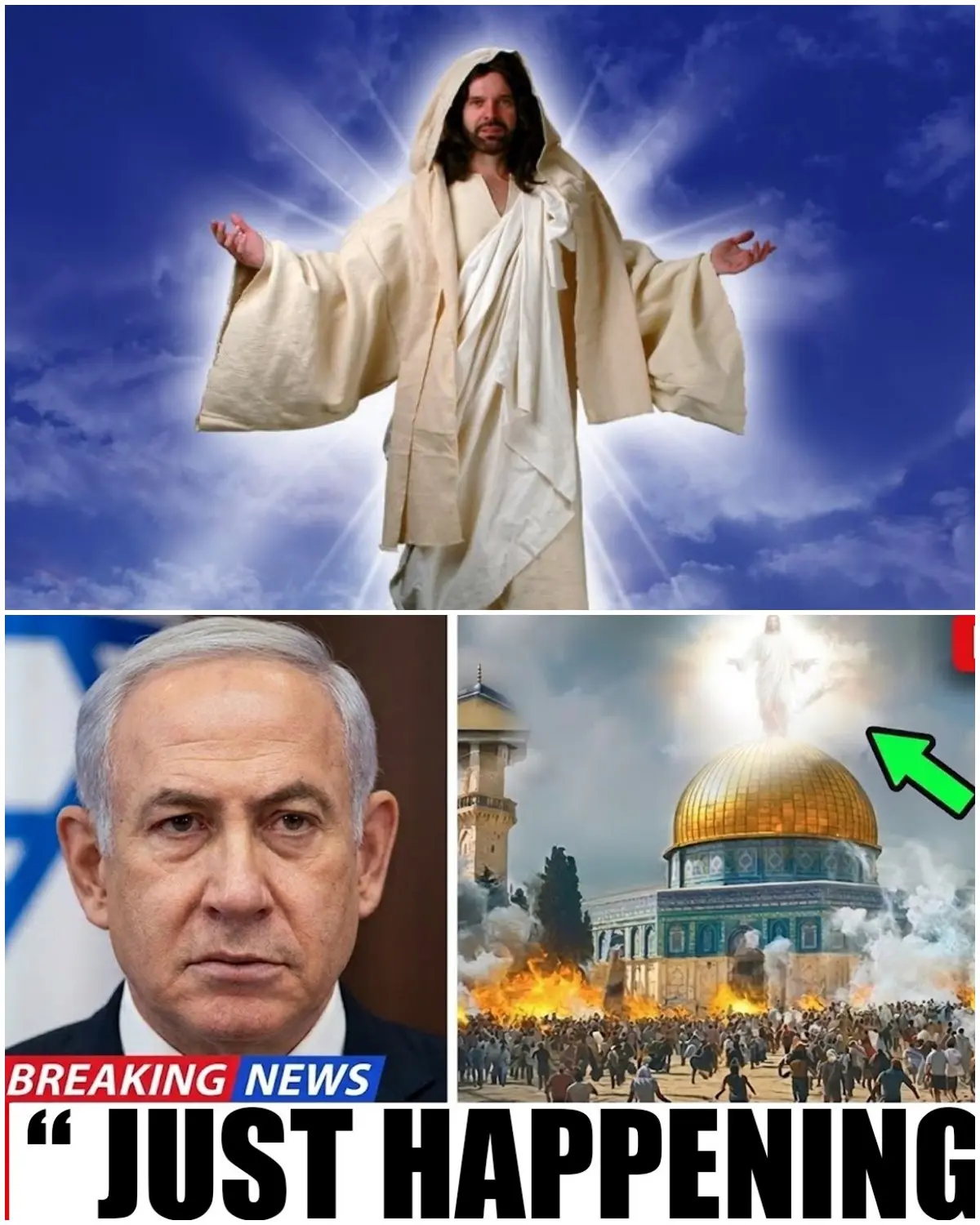 Cover Image for Cristo começou a aparecer em Jerusalém! Milagres começaram…