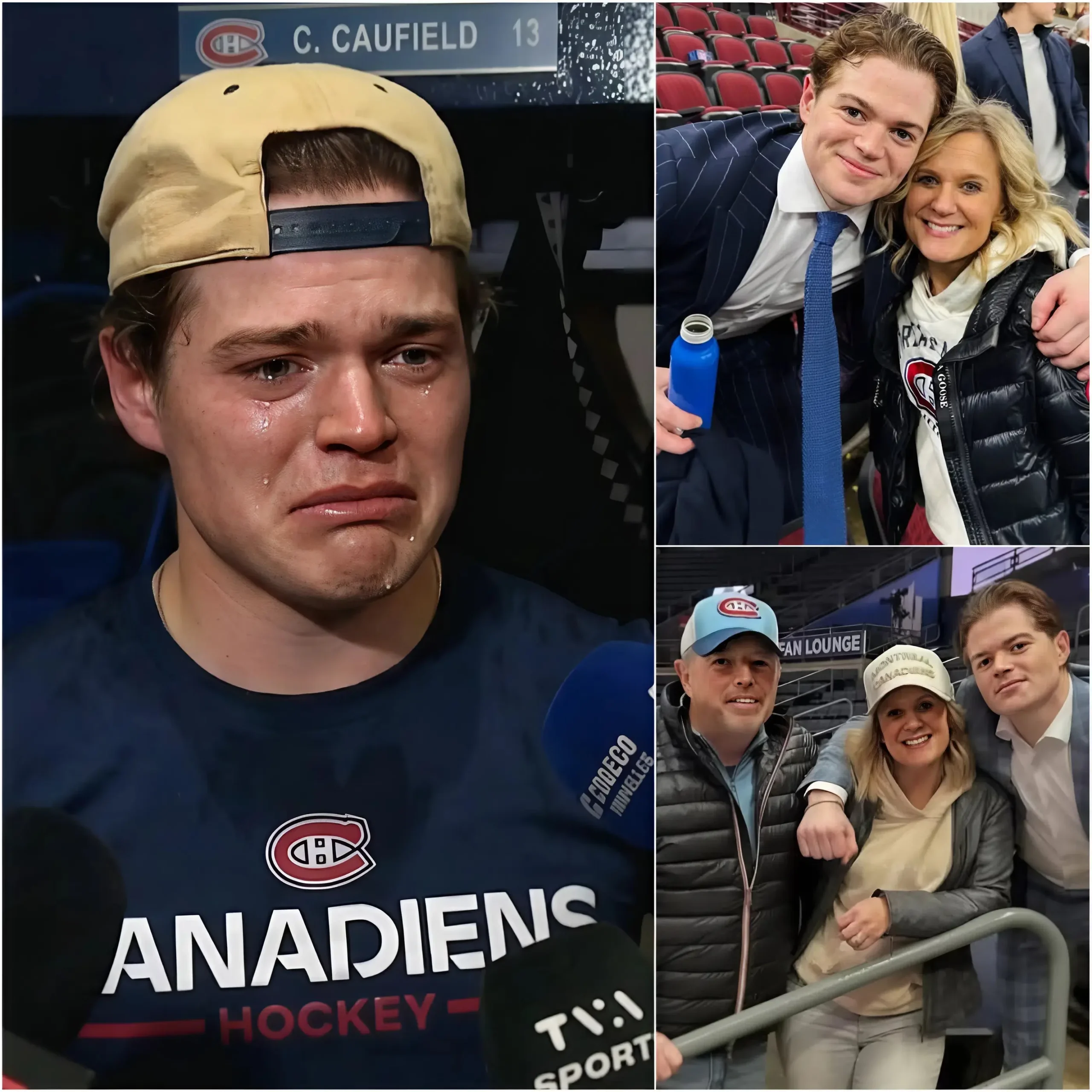 Cover Image for 🥲🙏 « POURQUOI EST-CE QUE TOUS CES MALHEURS S’ATTAQUENT À MA FAMILLE ? »Il y a dix minutes, juste avant le match 3 de la finale de l’Association de l’Est contre les Hurricanes de la Caroline
