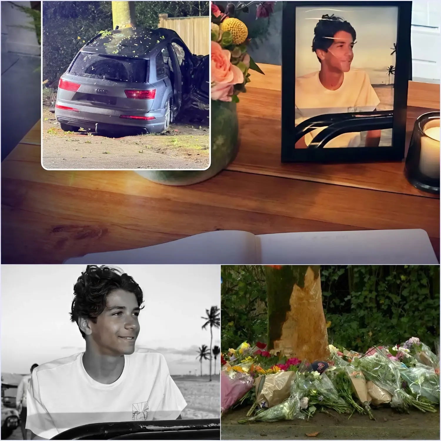 Cover Image for “LAAT ME HET STUUR OVERNEMEN!” — Dit waren naar verluidt de fatale woorden die klonken vlak voordat een Audi Q7 in Brasschaat tegen een boom botste, waarbij de 16-jarige Martin om het leven kwam