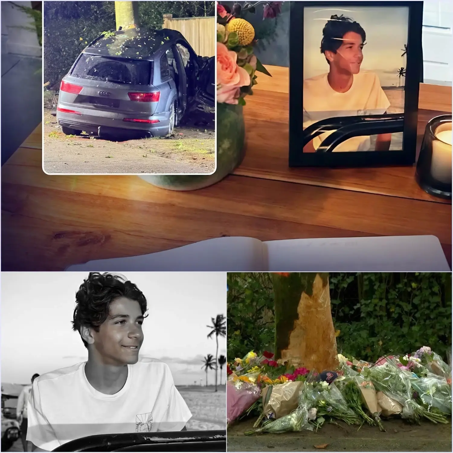 Cover Image for “LAAT ME HET STUUR OVERNEMEN!” — Dit waren naar verluidt de fatale woorden die klonken vlak voordat een Audi Q7 in Brasschaat tegen een boom botste, waarbij de 16-jarige Martin om het leven kwam