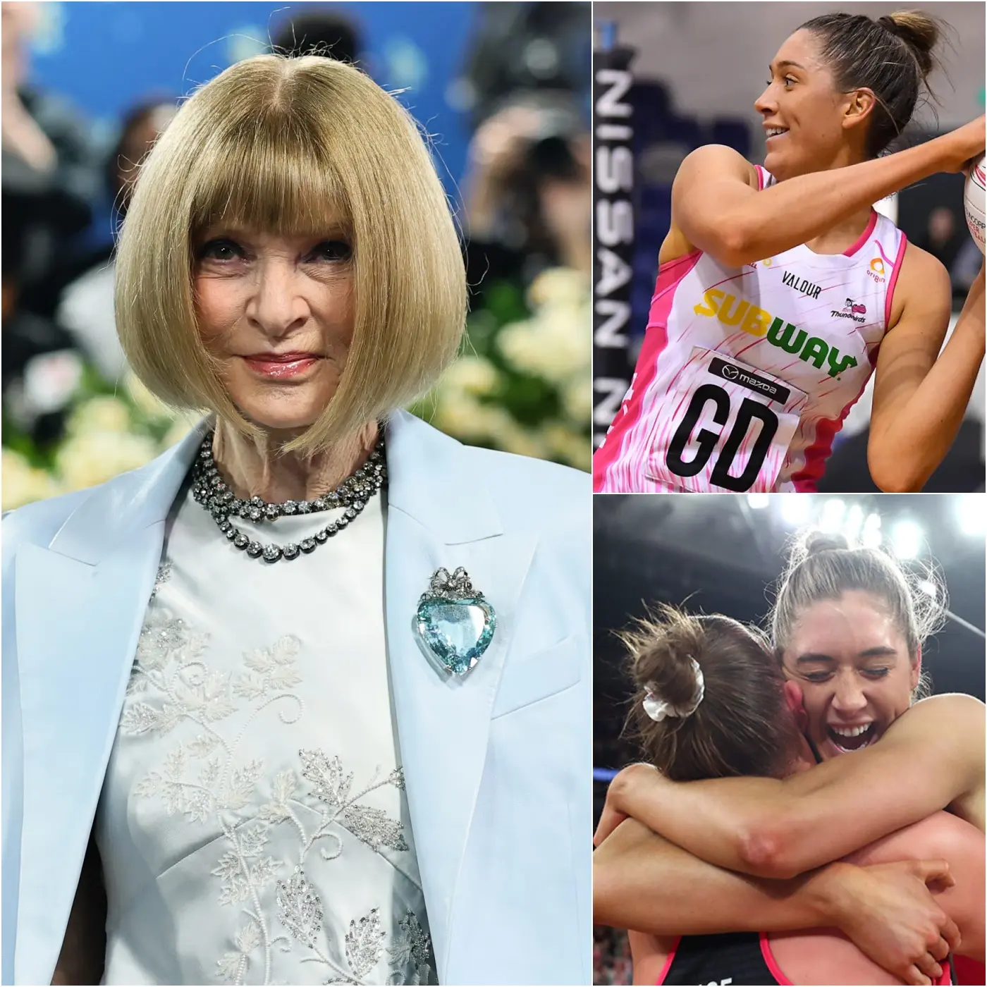 Cover Image for GOOD NEWS : Powerful fashion journalist Anna Wintour has made a staggering $6 MILLION offer to Australian netball star