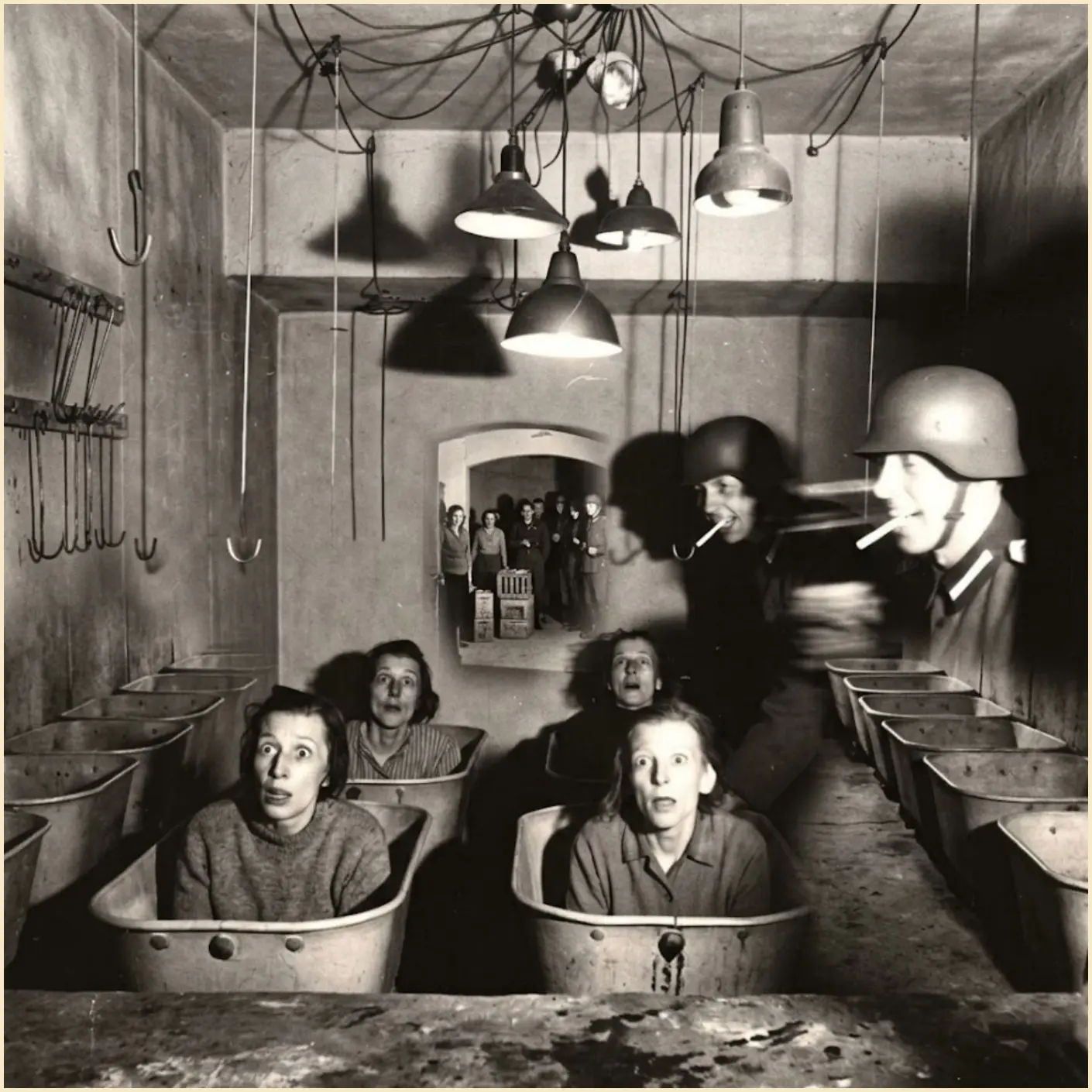 Cover Image for Le destin bouleversant des prisonnières françaises trop faibles pour marcher, aux mains des soldats allemands.