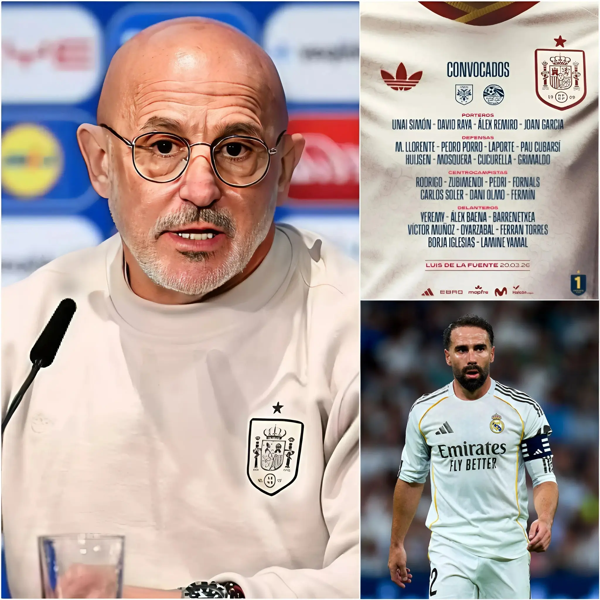 Cover Image for 🚨🚨ÚLTIMA HORA: “No me importa su pasado ni lo que hizo en el Bernabéu; mi trabajo es elegir a jugadores que respeten el código de conducta y la camiseta de la selección.